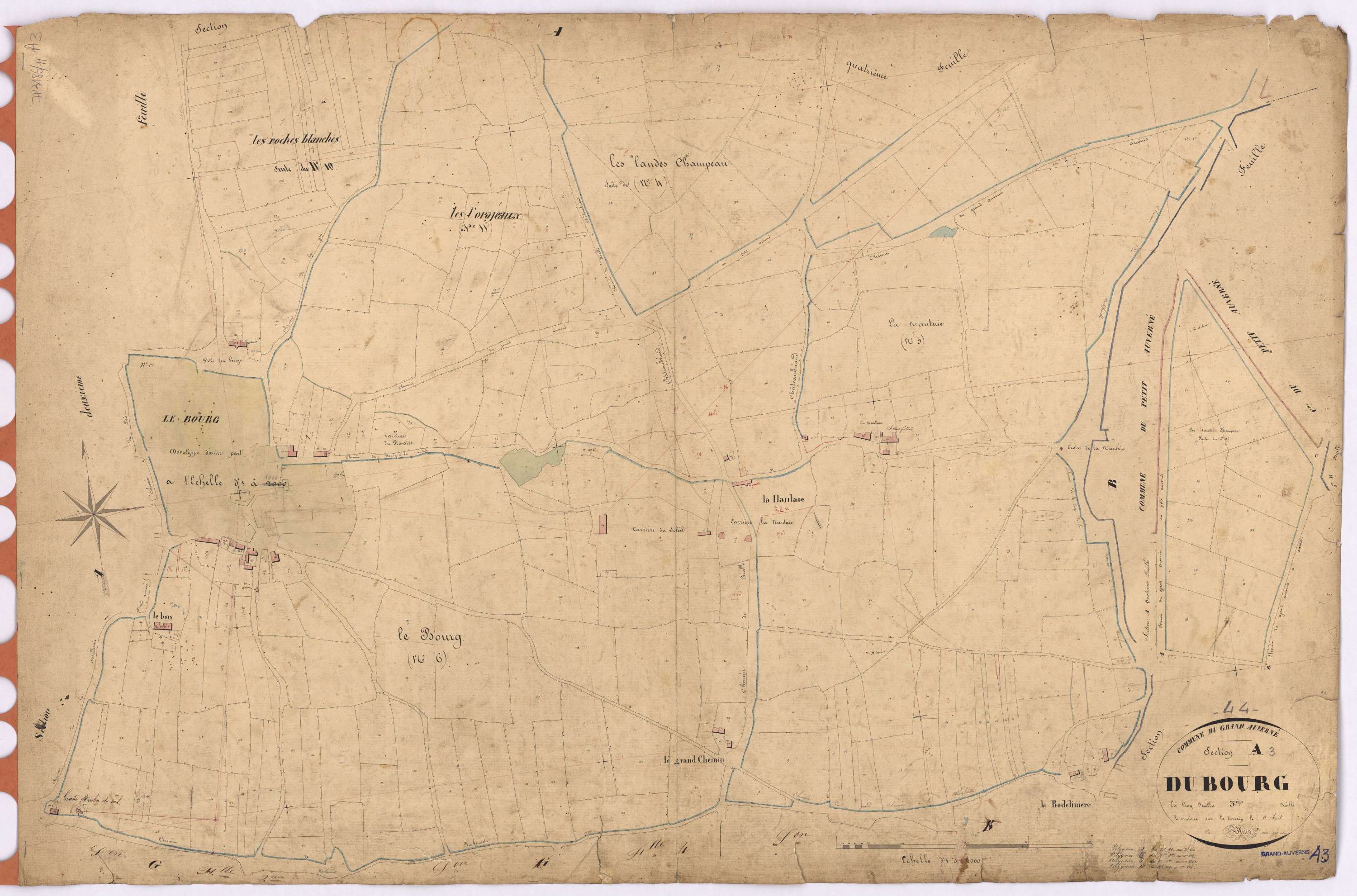 Grand-Auverné - Section A3 Bourg (section du)