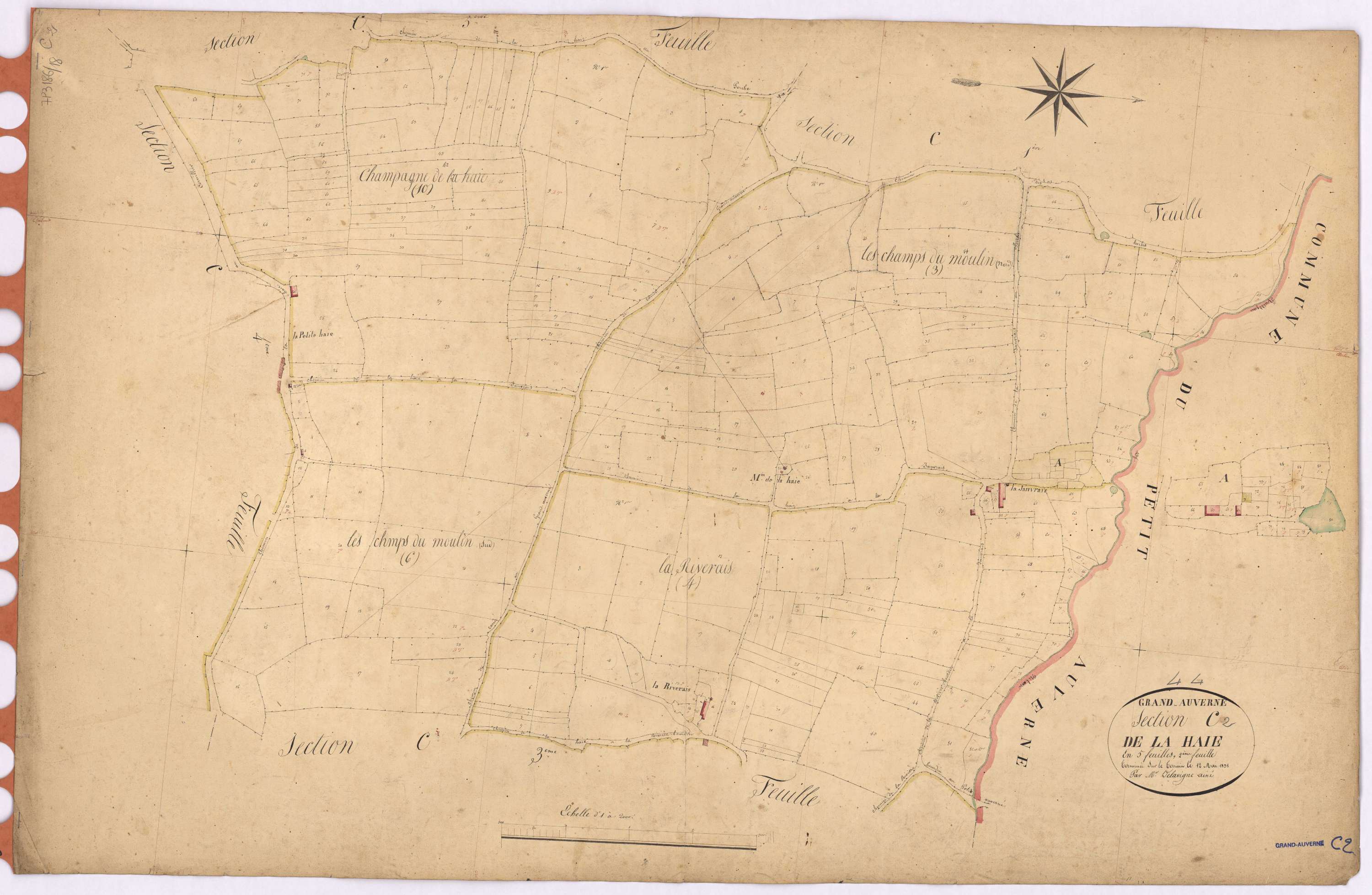 Grand-Auverné - Section C2 Haie (section de La)