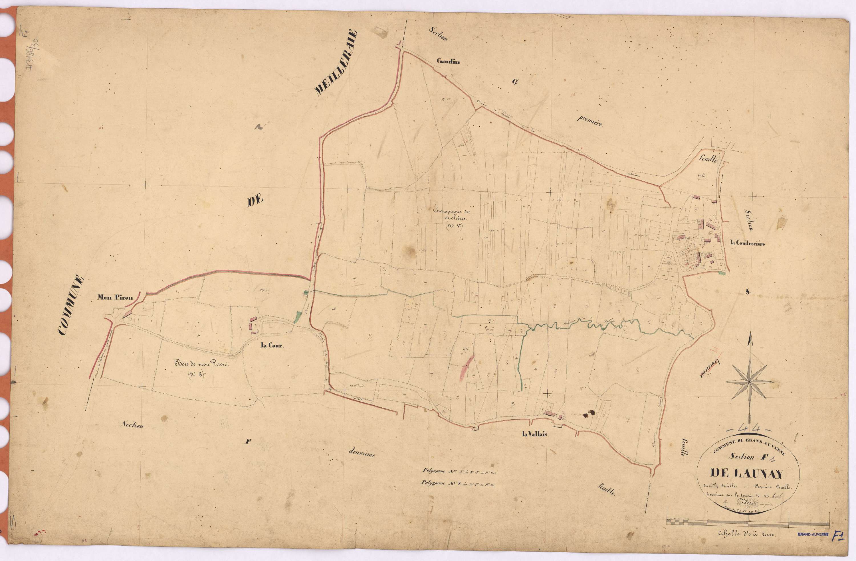 Grand-Auverné - Section F1 Launay (section de)