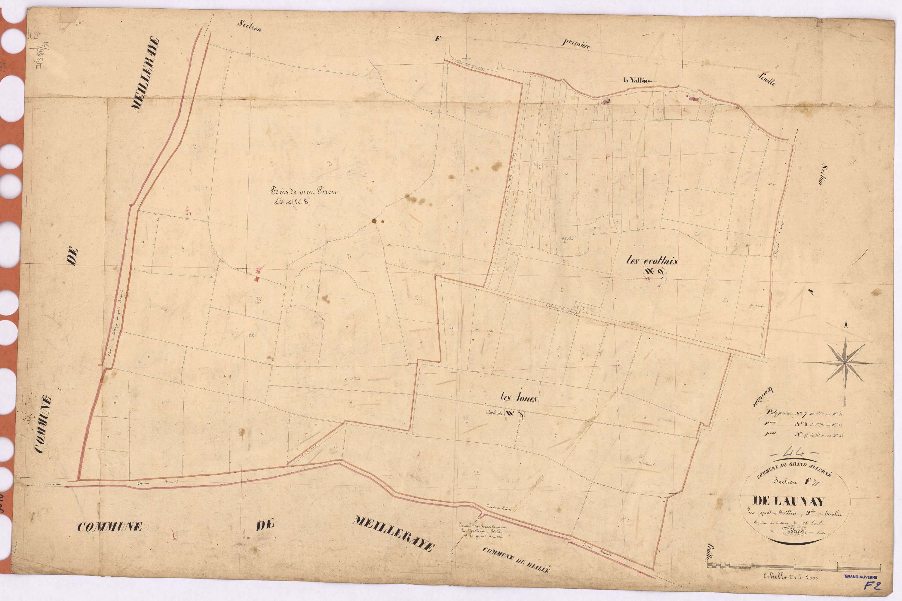 Grand-Auverné - Section F2 Launay (section de)