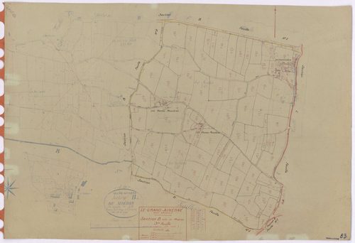 Grand-Auverné - Section B3 Moëron (section de) ; 314-433