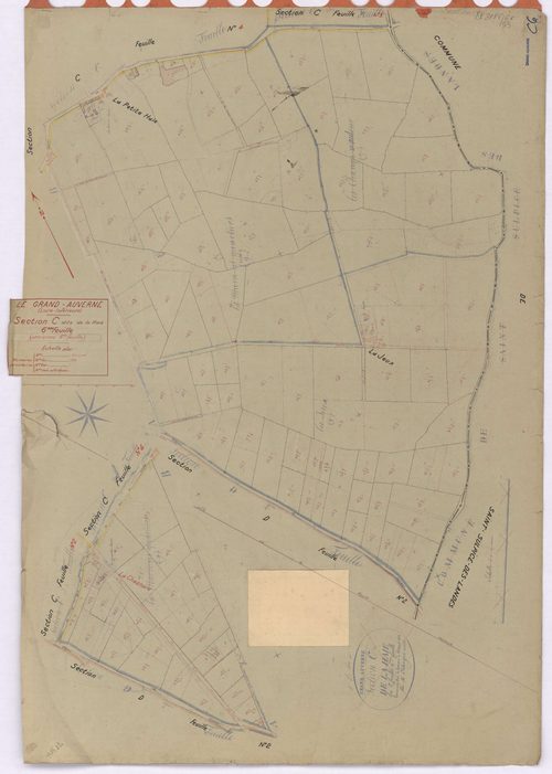 Grand-Auverné - Section C6 Haie (section de La) ; 723-862