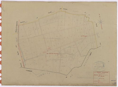 Grand-Auverné - Section D4 Bauche (section de La) ; 439-539