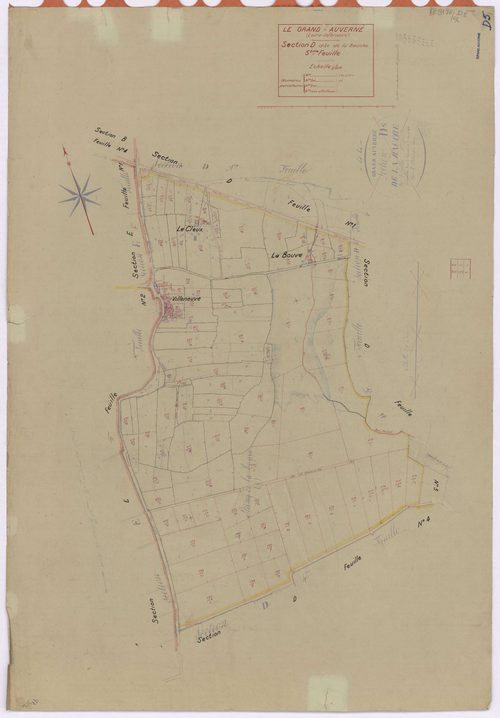 Grand-Auverné - Section D5 Bauche (section de La) ; 540-640