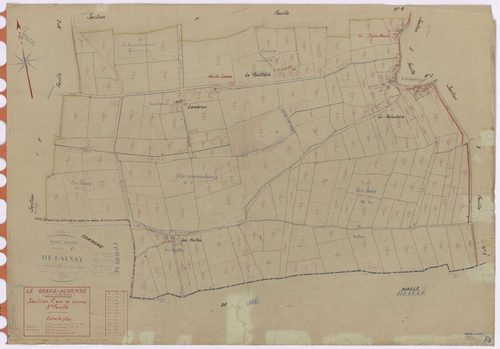 Grand-Auverné - Section F3 Launay (section de) ; 259-485