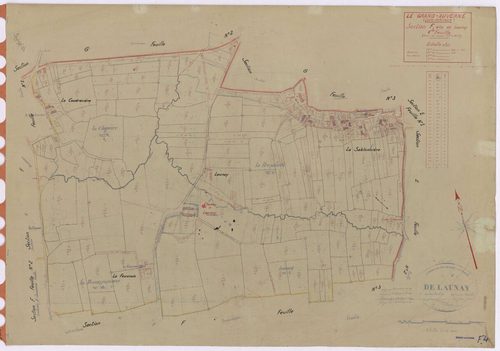 Grand-Auverné - Section F4 Launay (section de) ; 486-714