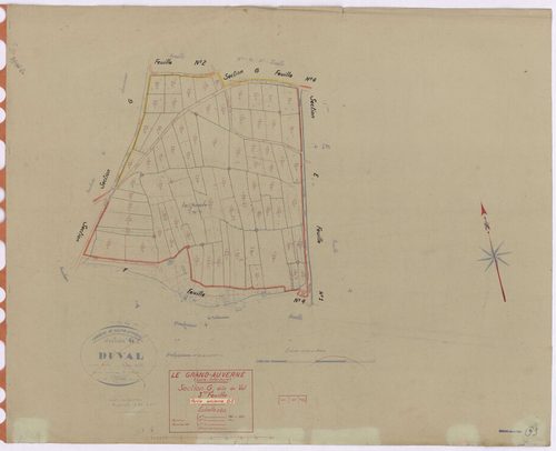 Grand-Auverné - Section G3 Val (section du) ; 286-359