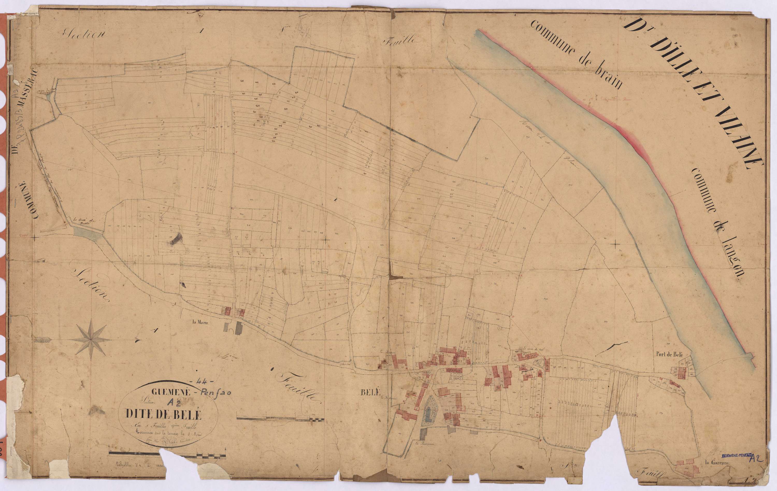 Guémené-Penfao - Section A2 Beslé (section de) ; 70-540