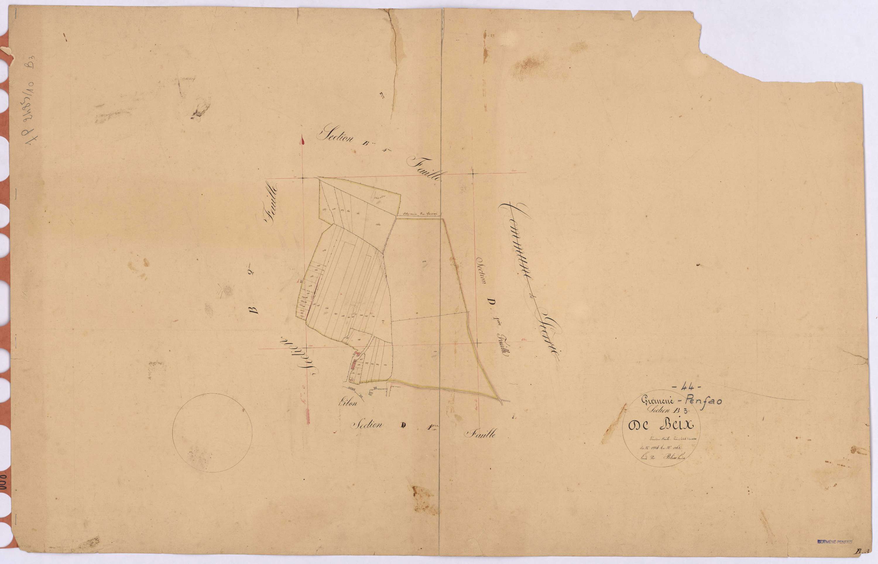 Guémené-Penfao - Section B3 Beix (section de) ; 1321-1363
