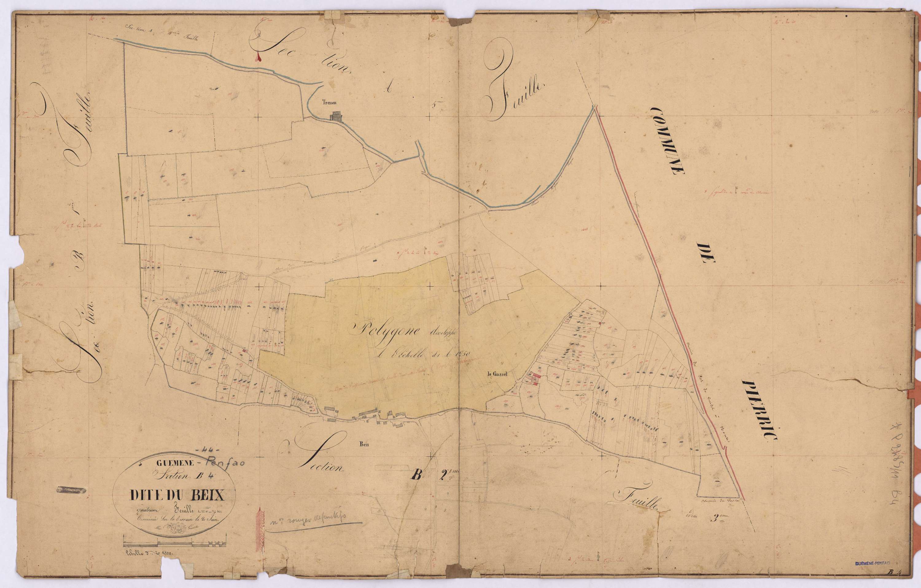 Guémené-Penfao - Section B4 Beix (section de)