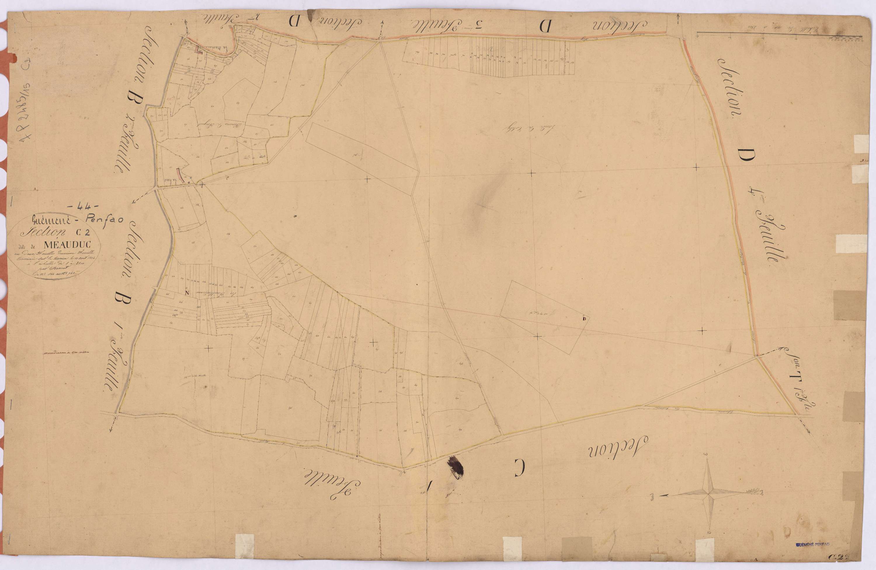 Guémené-Penfao - Section C2 Méauduc (section de) ; 566-761