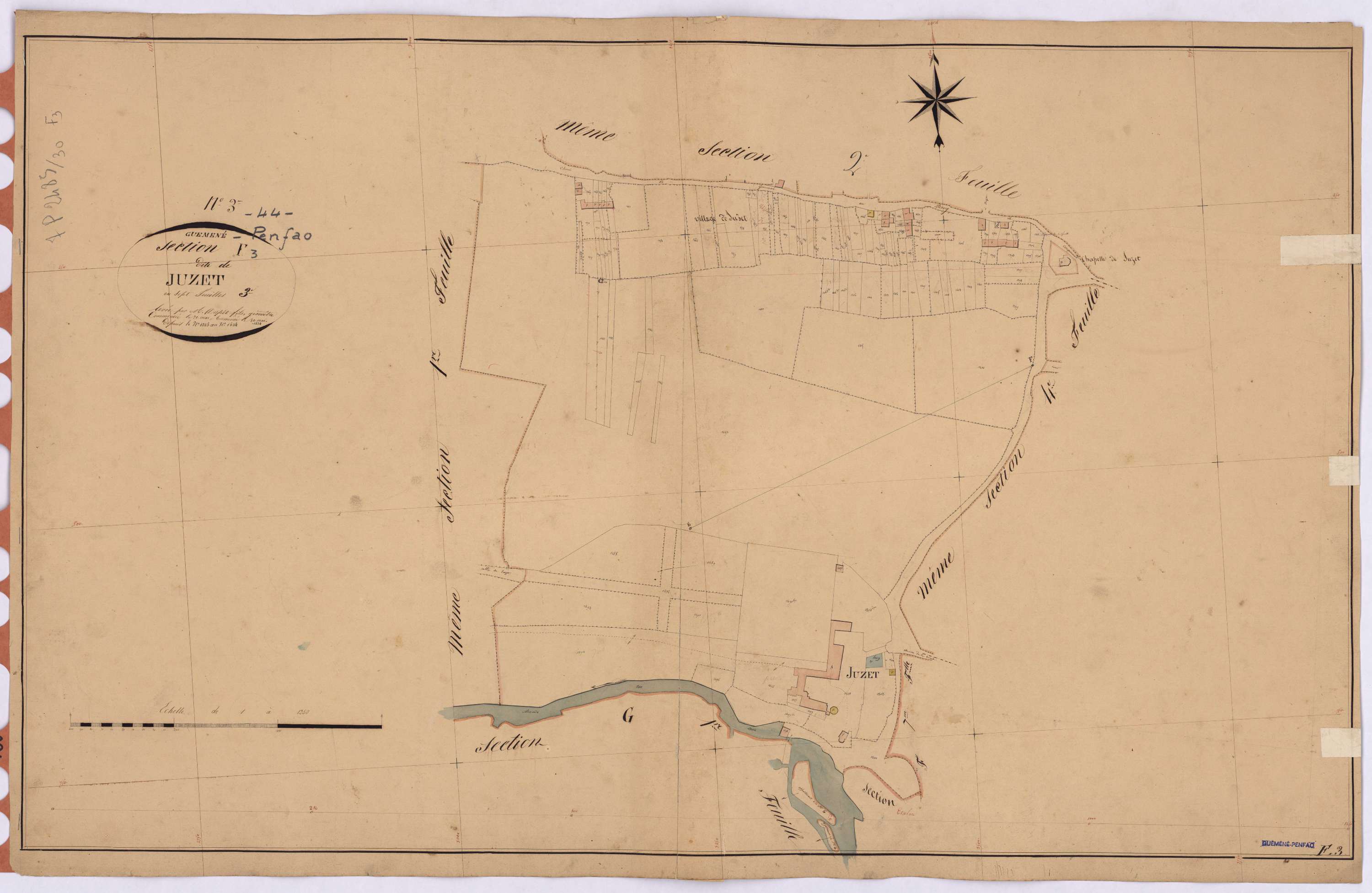 Guémené-Penfao - Section F3 Juzet (section de) ; 1385-1504