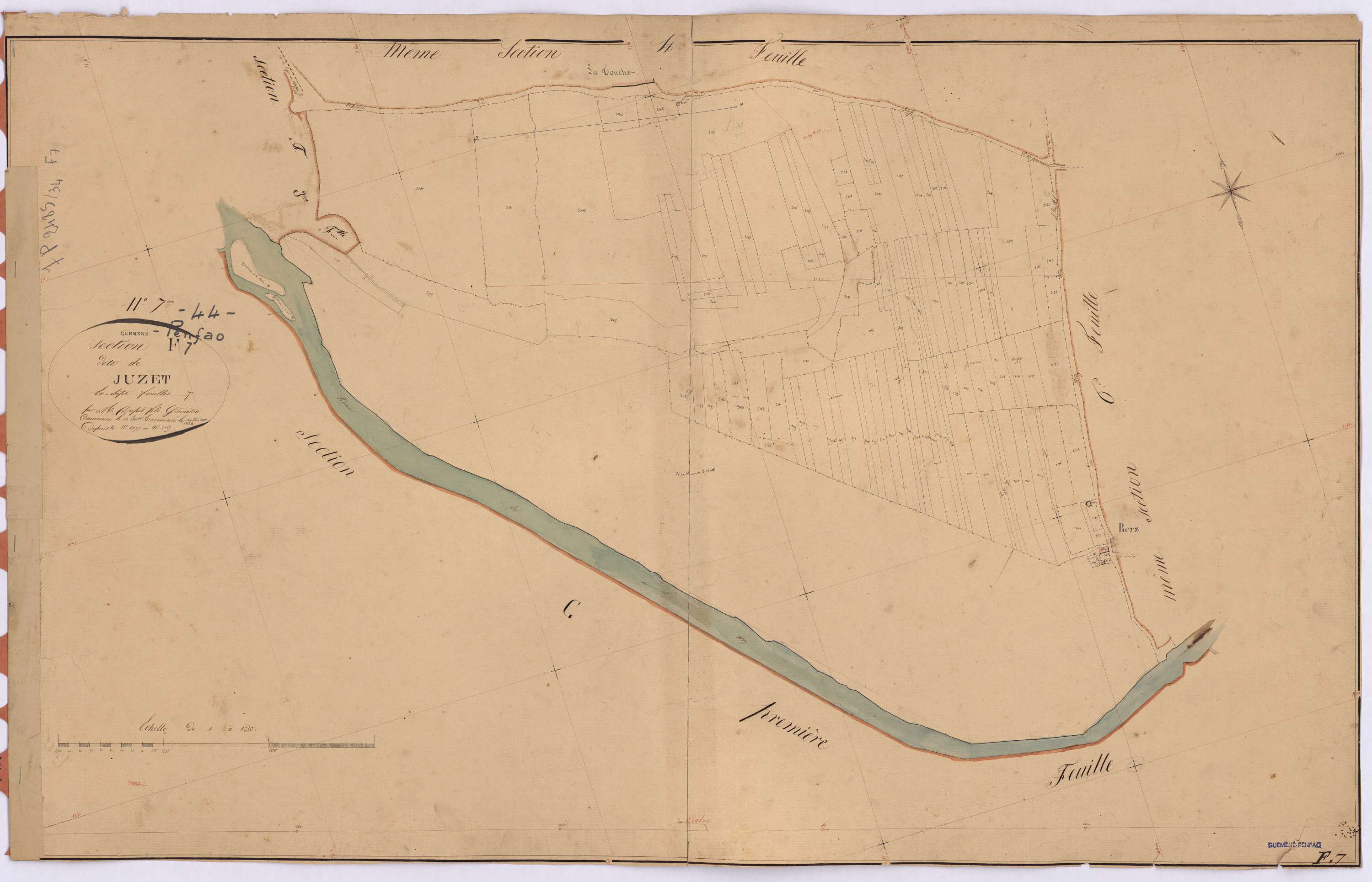 Guémené-Penfao - Section F7 Juzet (section de) ; 2077-2189