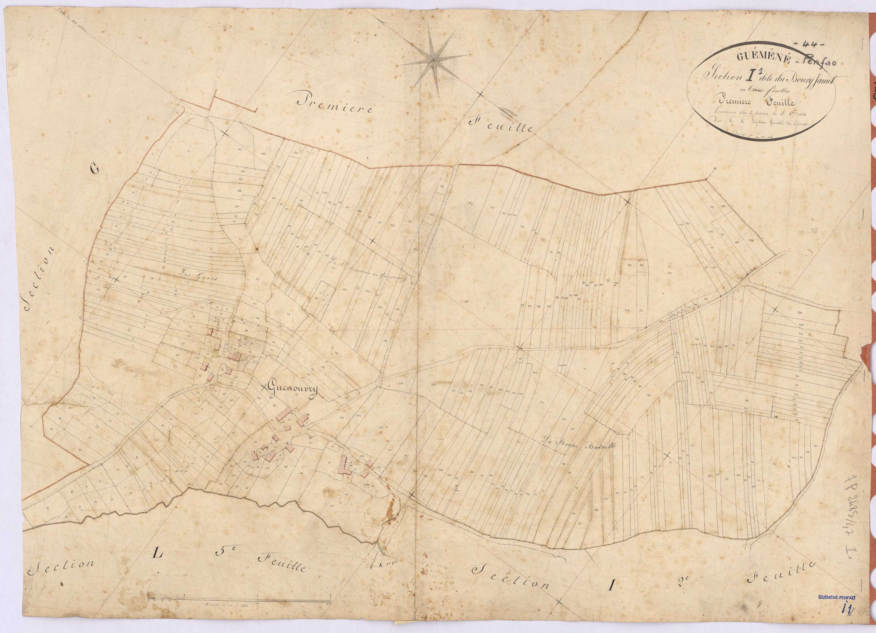 Guémené-Penfao - Section I1 Bourg Jamet (section du) ; 1-446