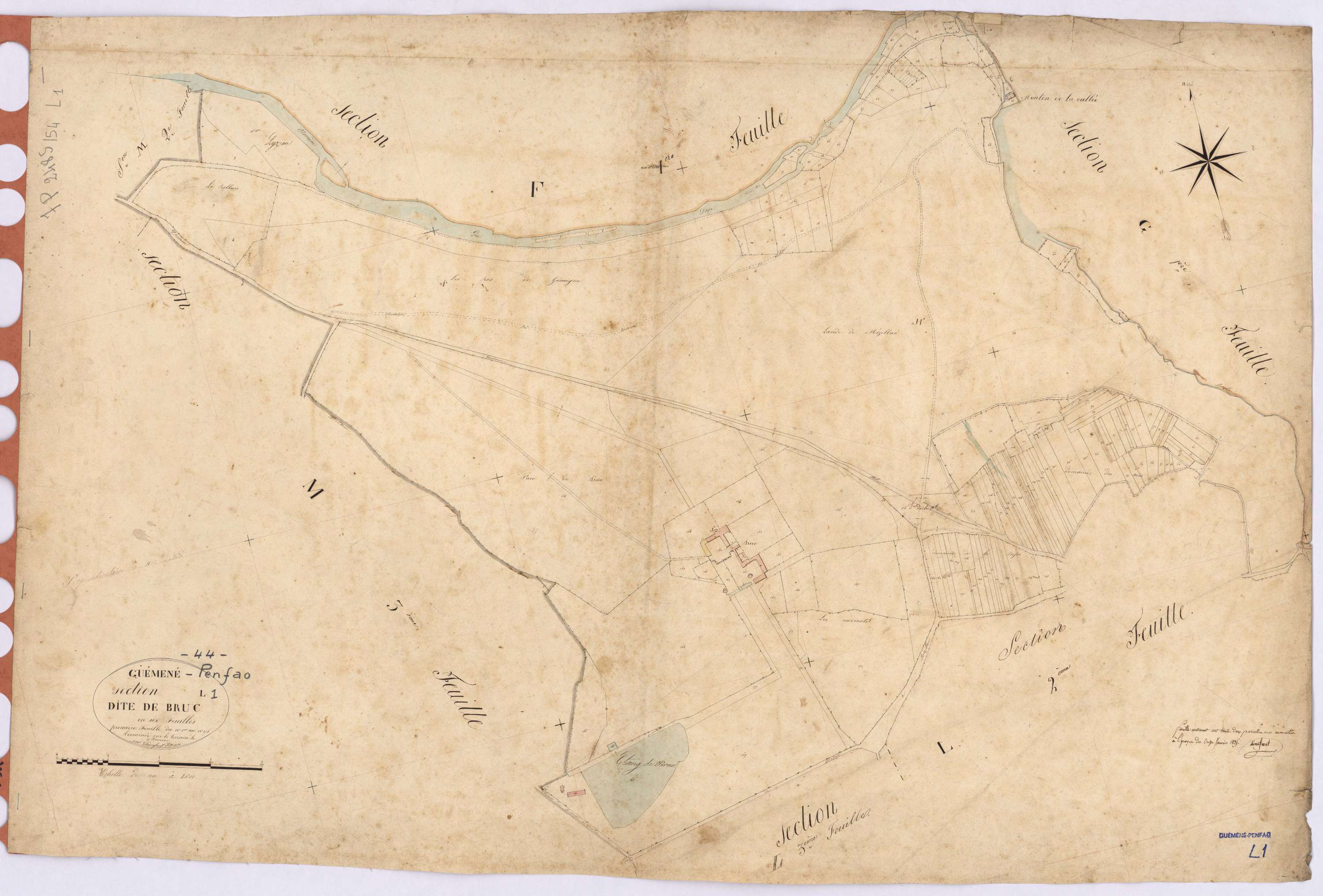 Guémené-Penfao - Section L1 Bruc (section de) ; 1-175