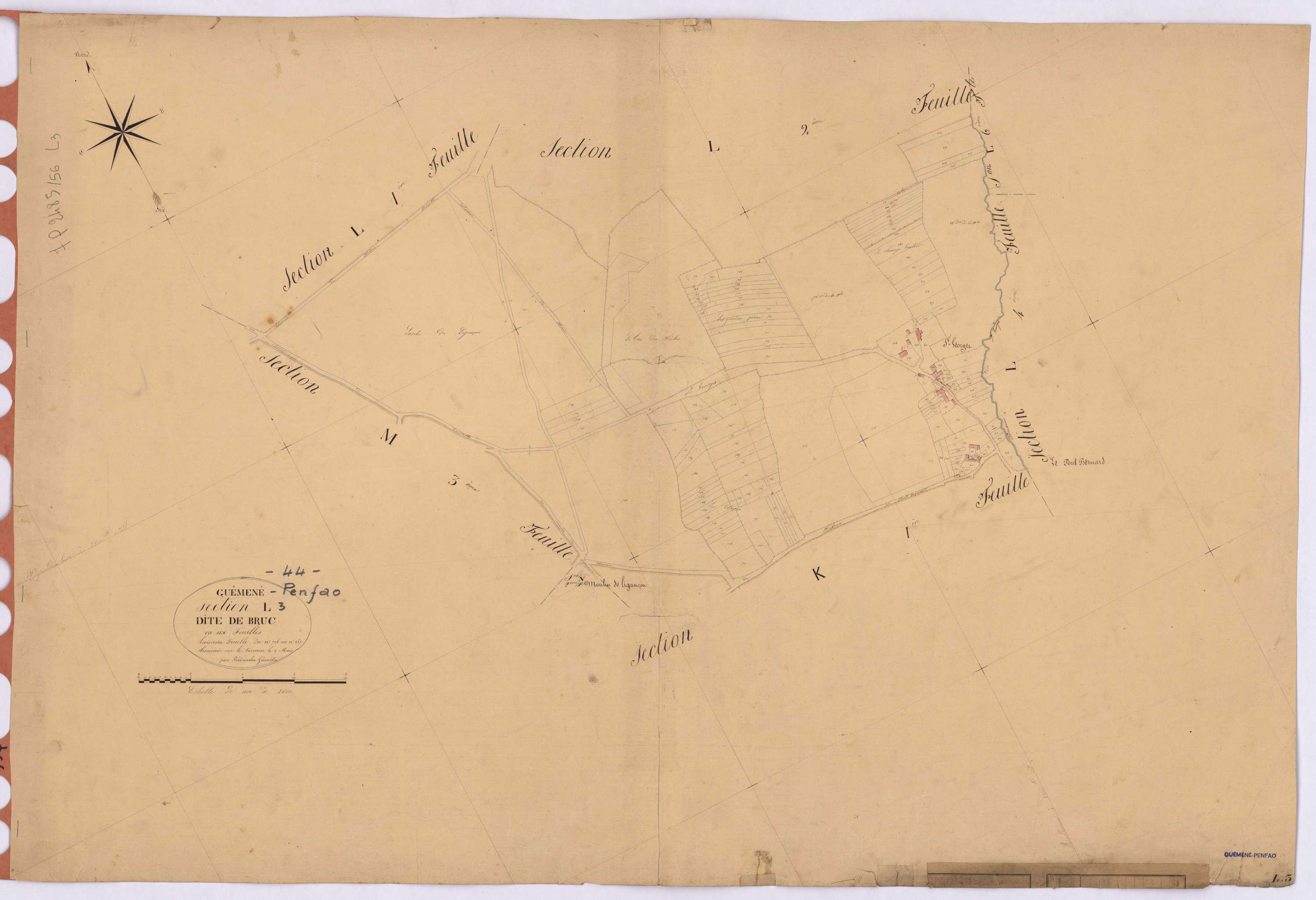 Guémené-Penfao - Section L3 Bruc (section de) ; 706-857
