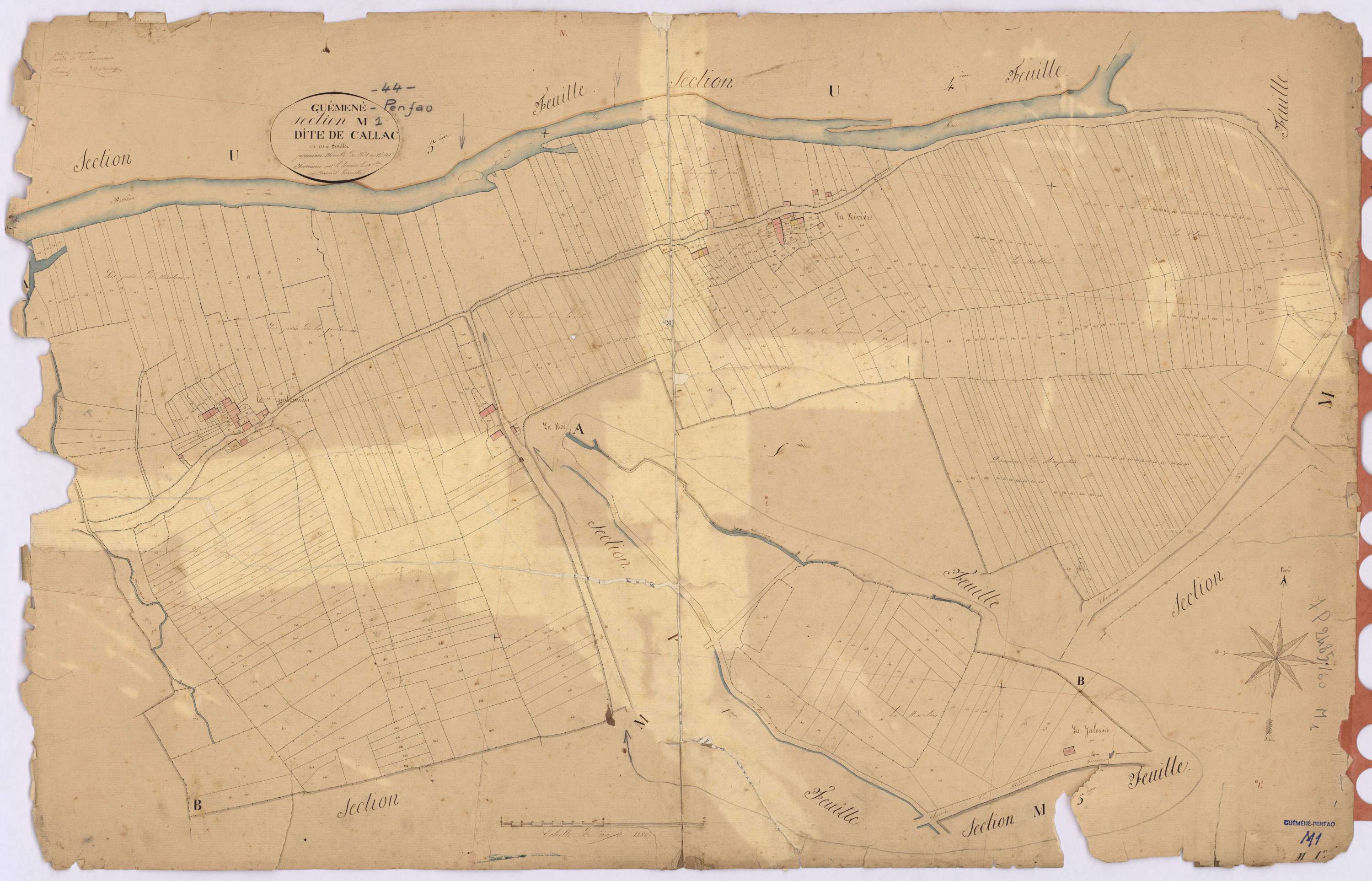 Guémené-Penfao - Section M1 Callac (section de) ; 1-561