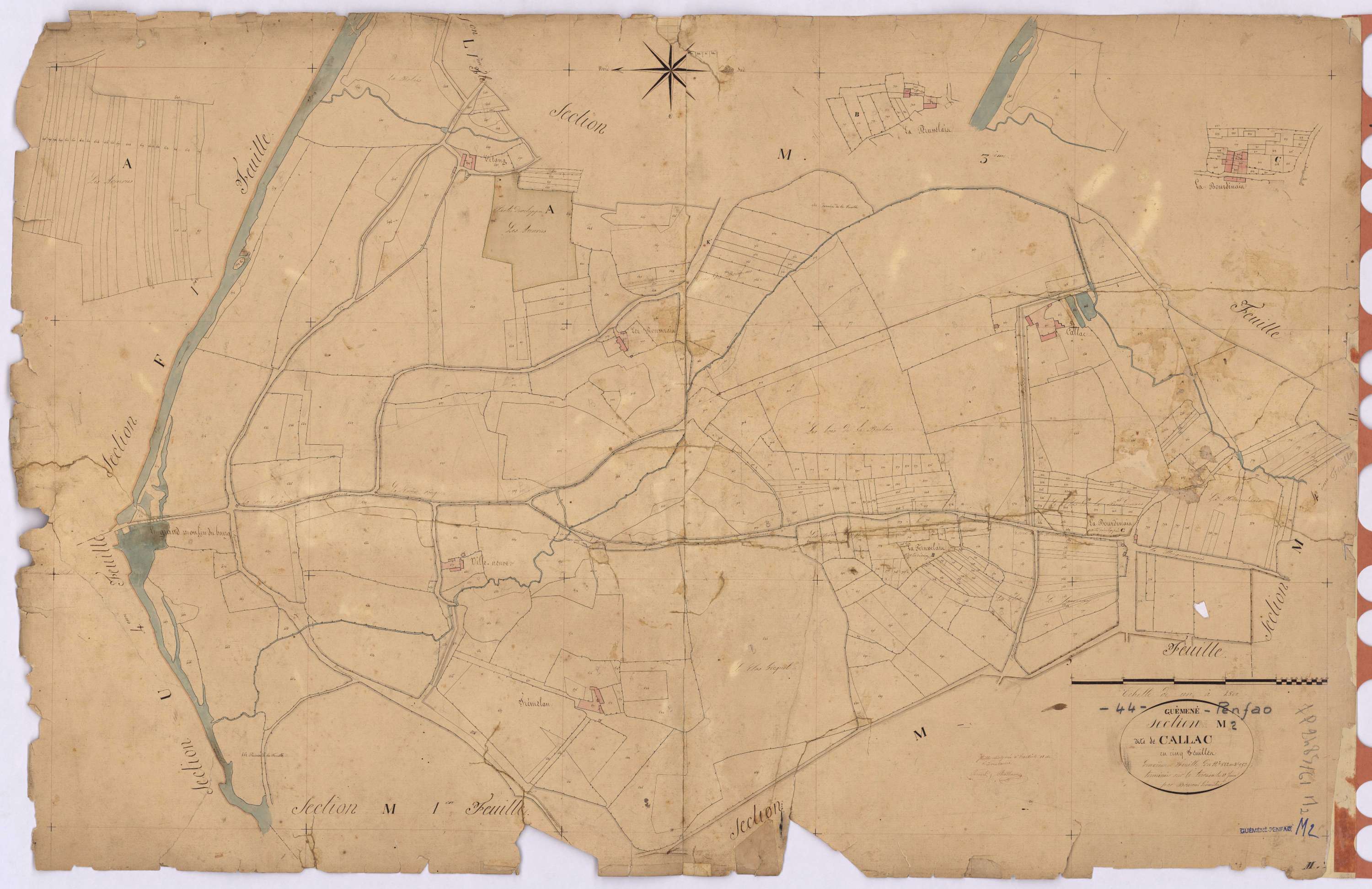Guémené-Penfao - Section M2 Callac (section de) ; 562-953