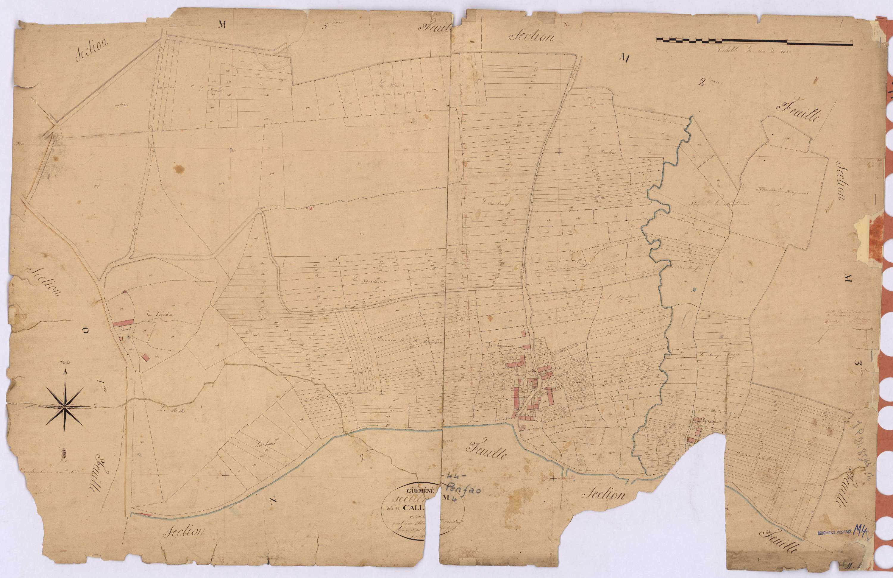 Guémené-Penfao - Section M4 Callac (section de) ; 1358-2057