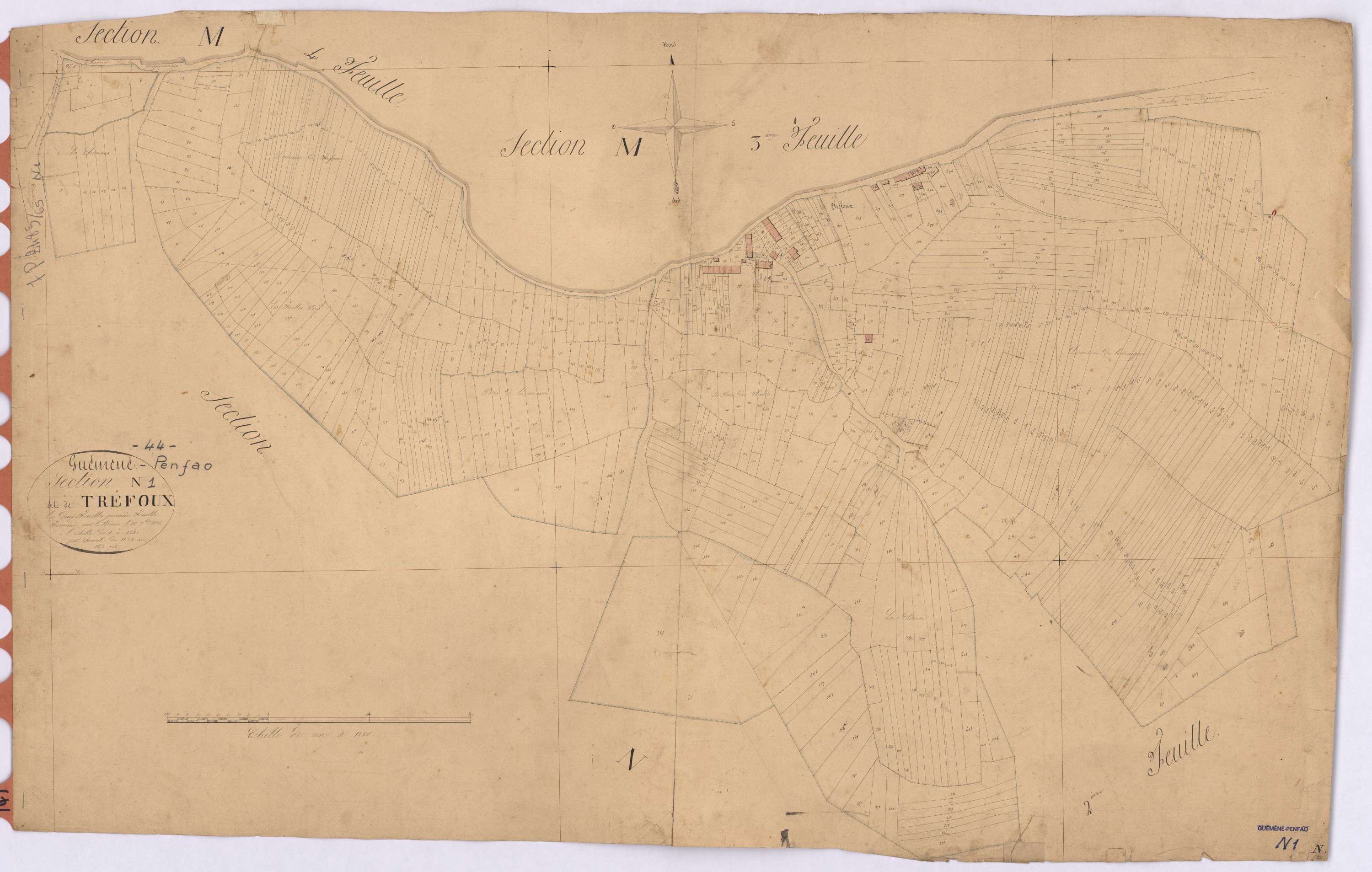 Guémené-Penfao - Section N1 Tréfoux (section de) ; 1-706