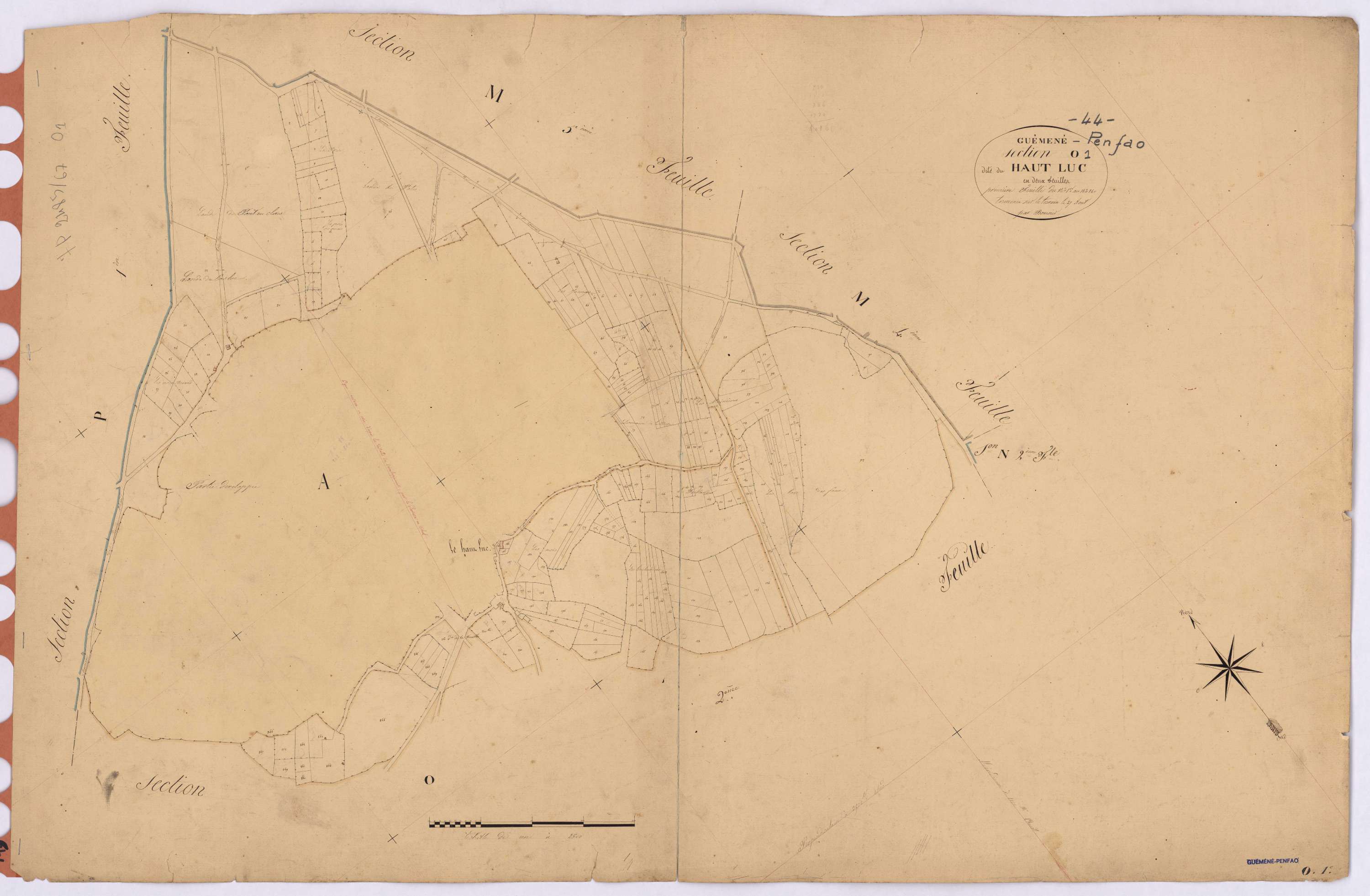 Guémené-Penfao - Section O1 Haut Luc (section du) ; 1-860