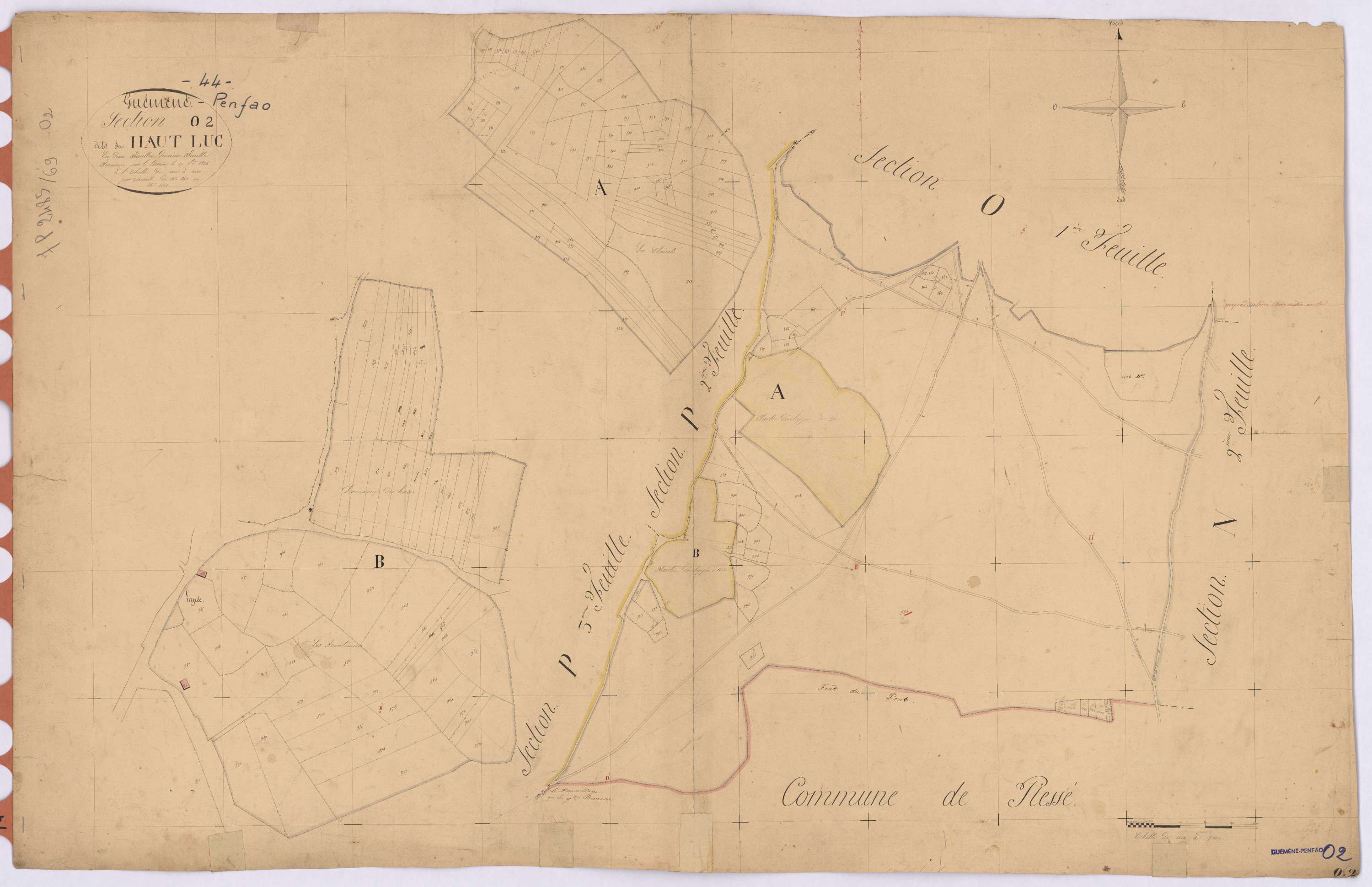 Guémené-Penfao - Section O2 Haut Luc (section du) ; 861-1006