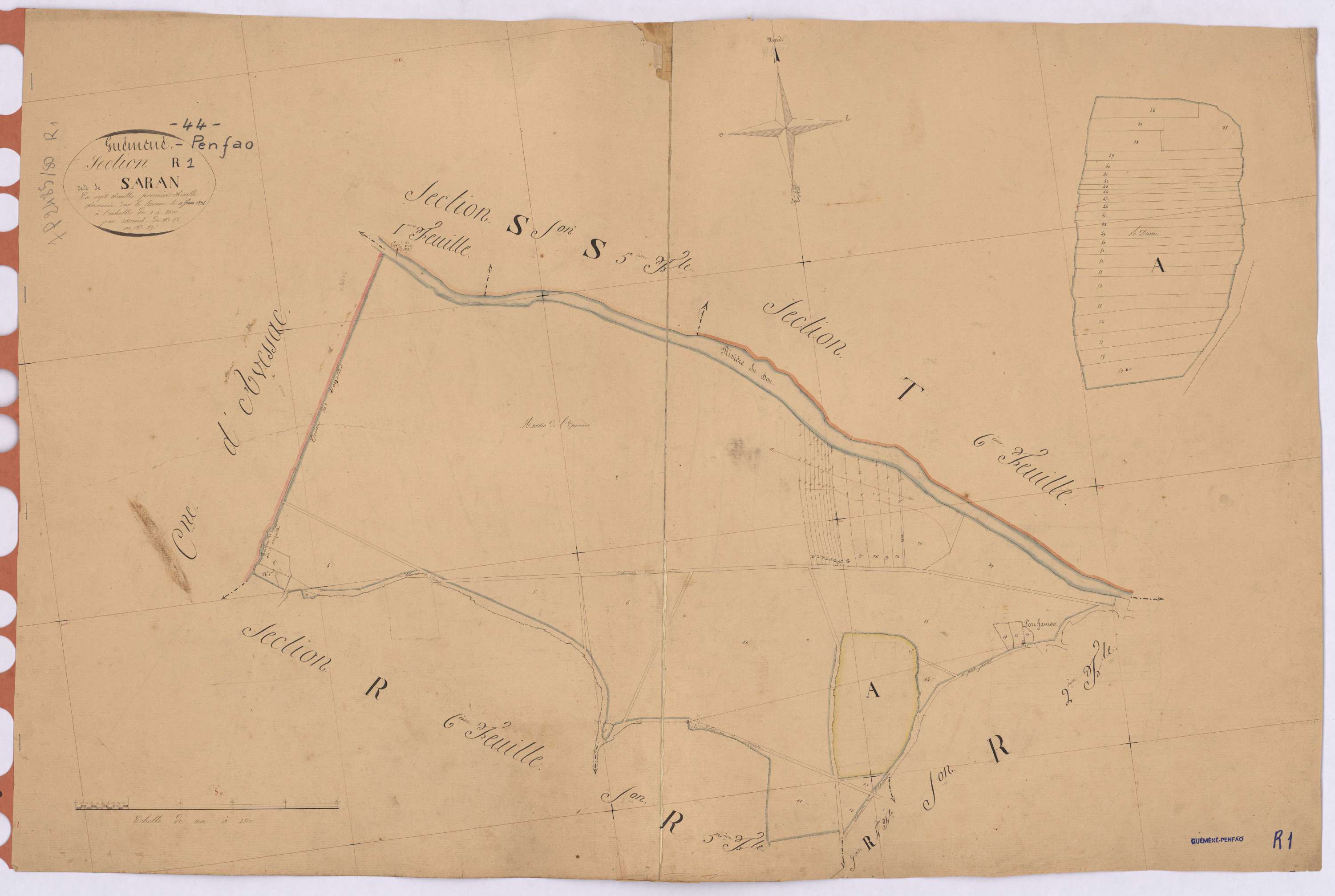 Guémené-Penfao - Section R1 Saran (section de) ; 1-59