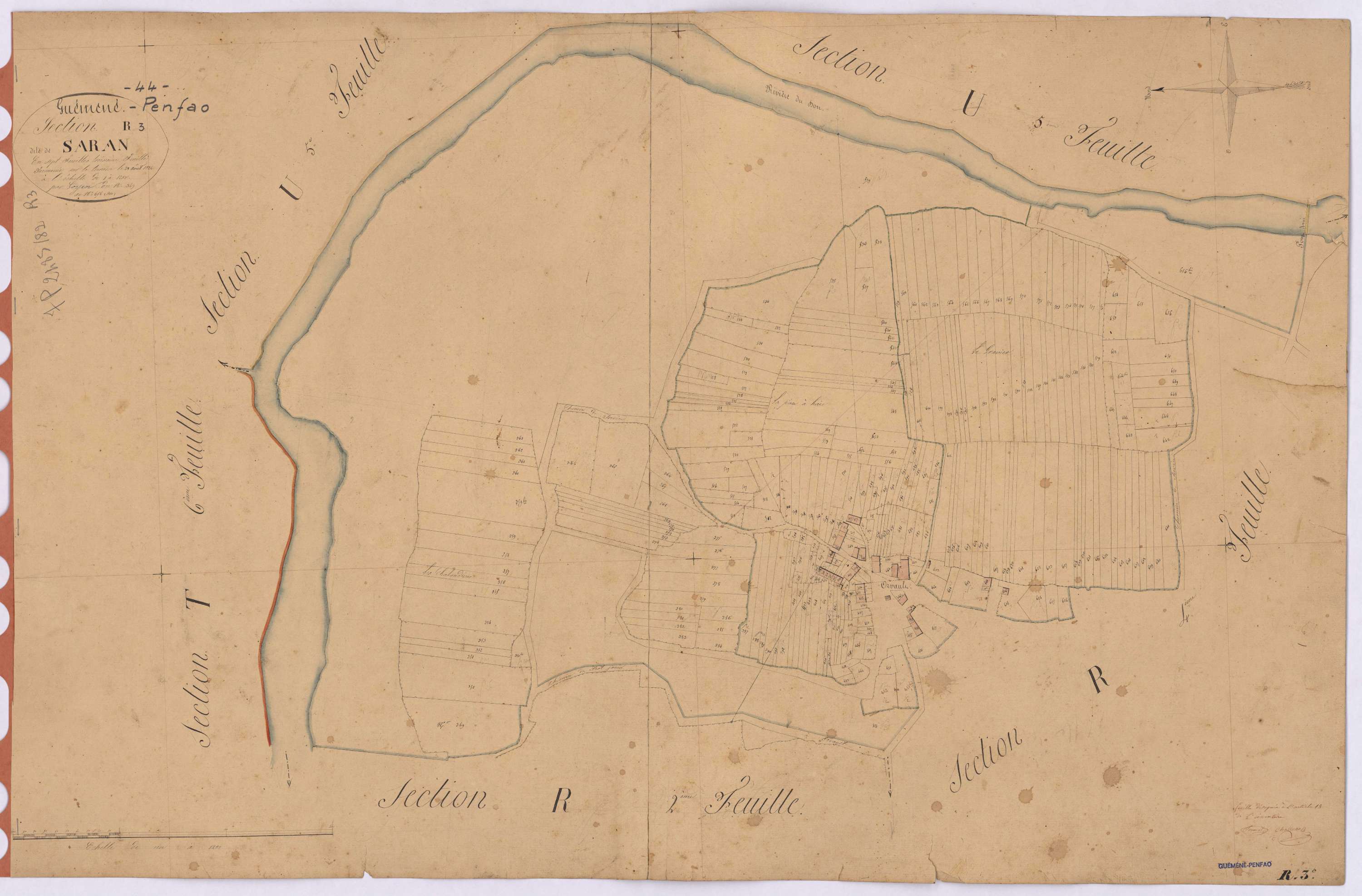 Guémené-Penfao - Section R3 Saran (section de) ; 349-656bis