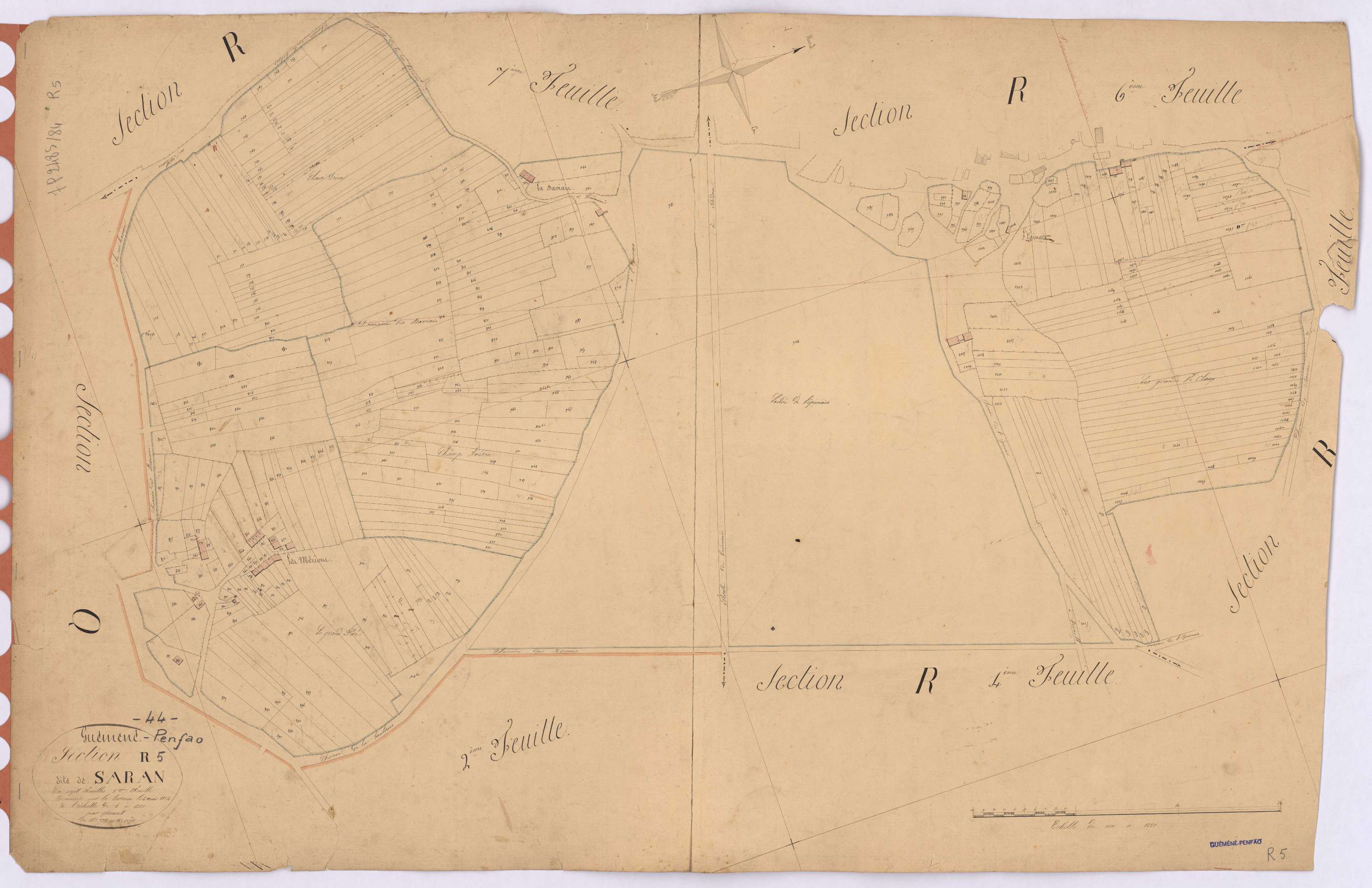 Guémené-Penfao - Section R5 Saran (section de) ; 732-1095