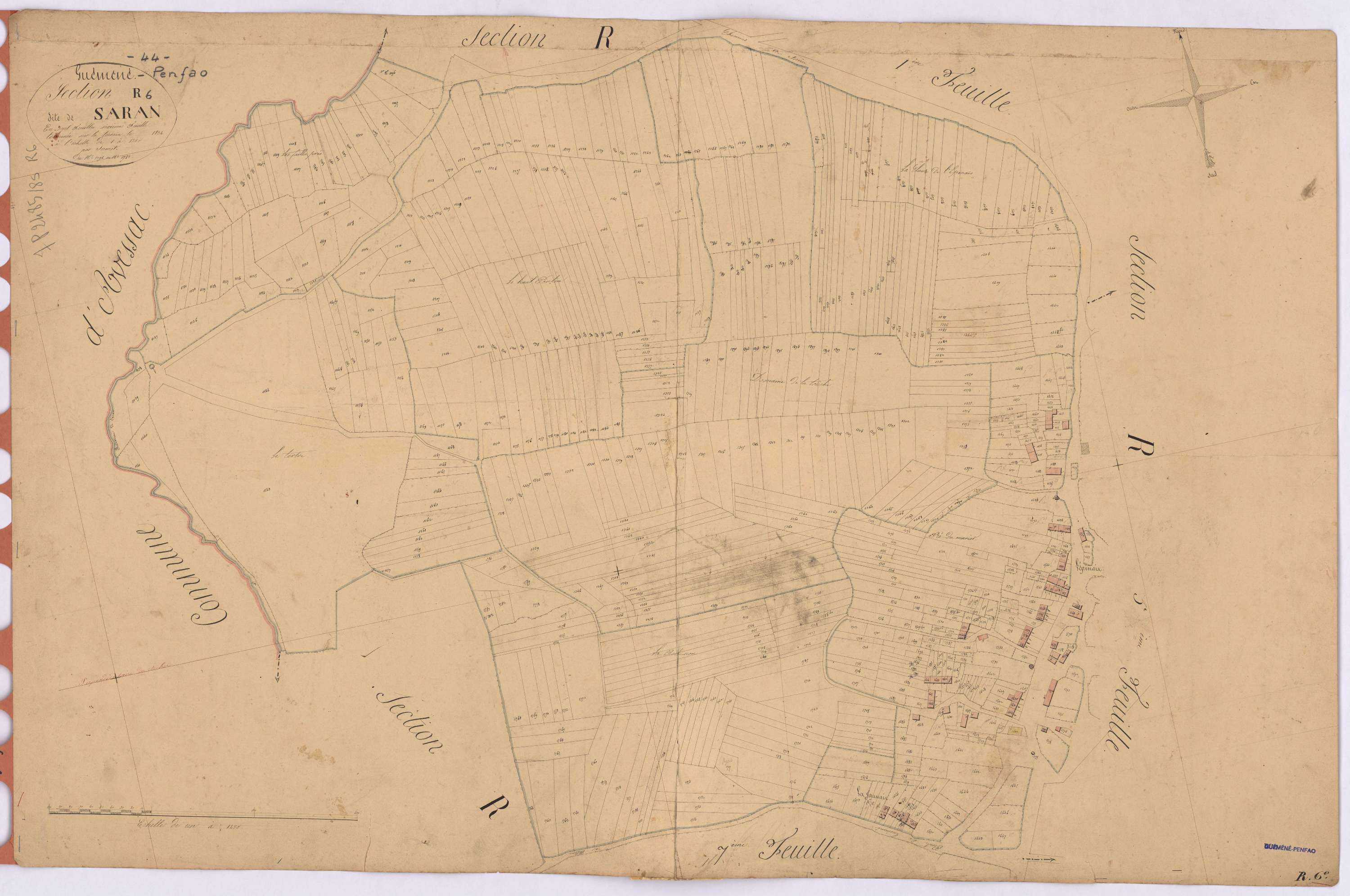 Guémené-Penfao - Section R6 Saran (section de) ; 1096-1783