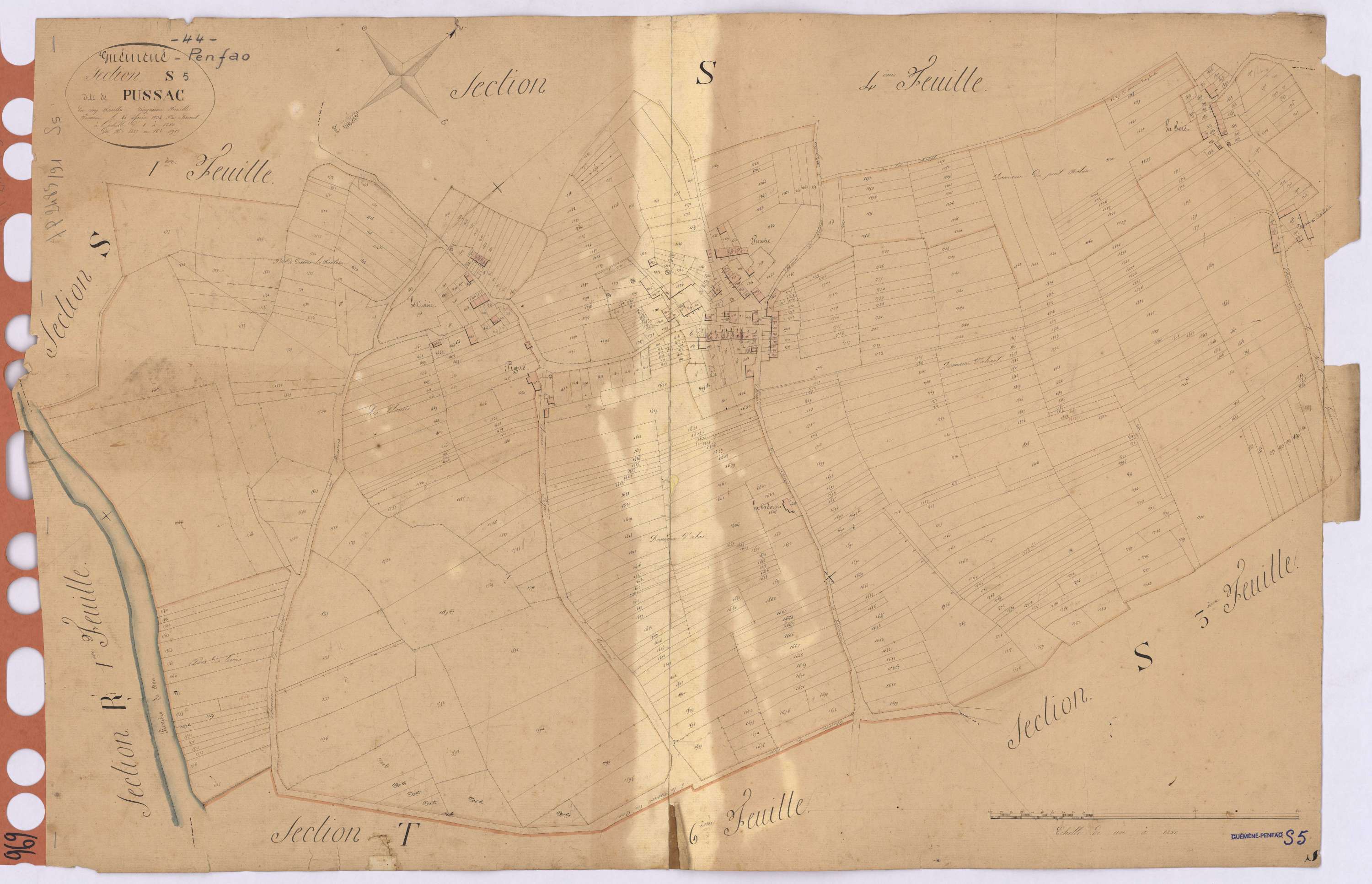 Guémené-Penfao - Section S5 Pussac (section de) ; 1227-1917