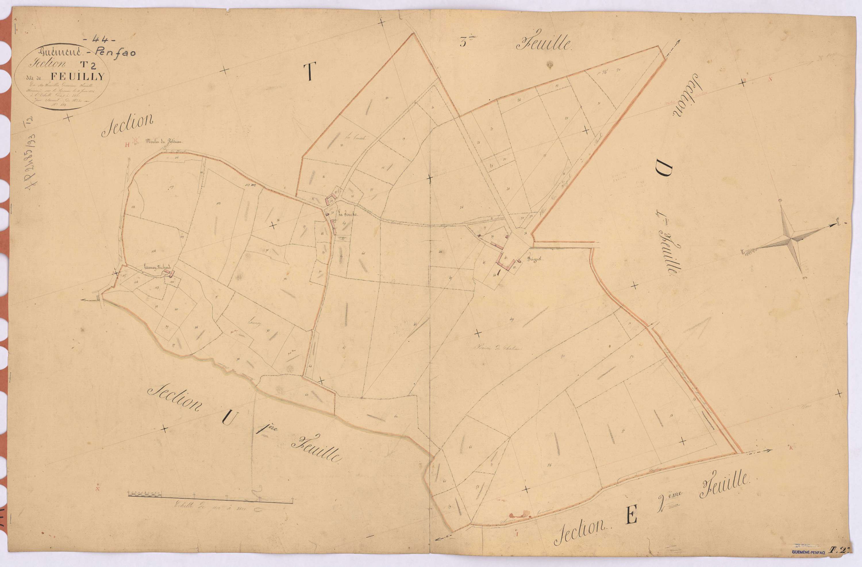 Guémené-Penfao - Section T2 Feuilly (section de) ; 20-113