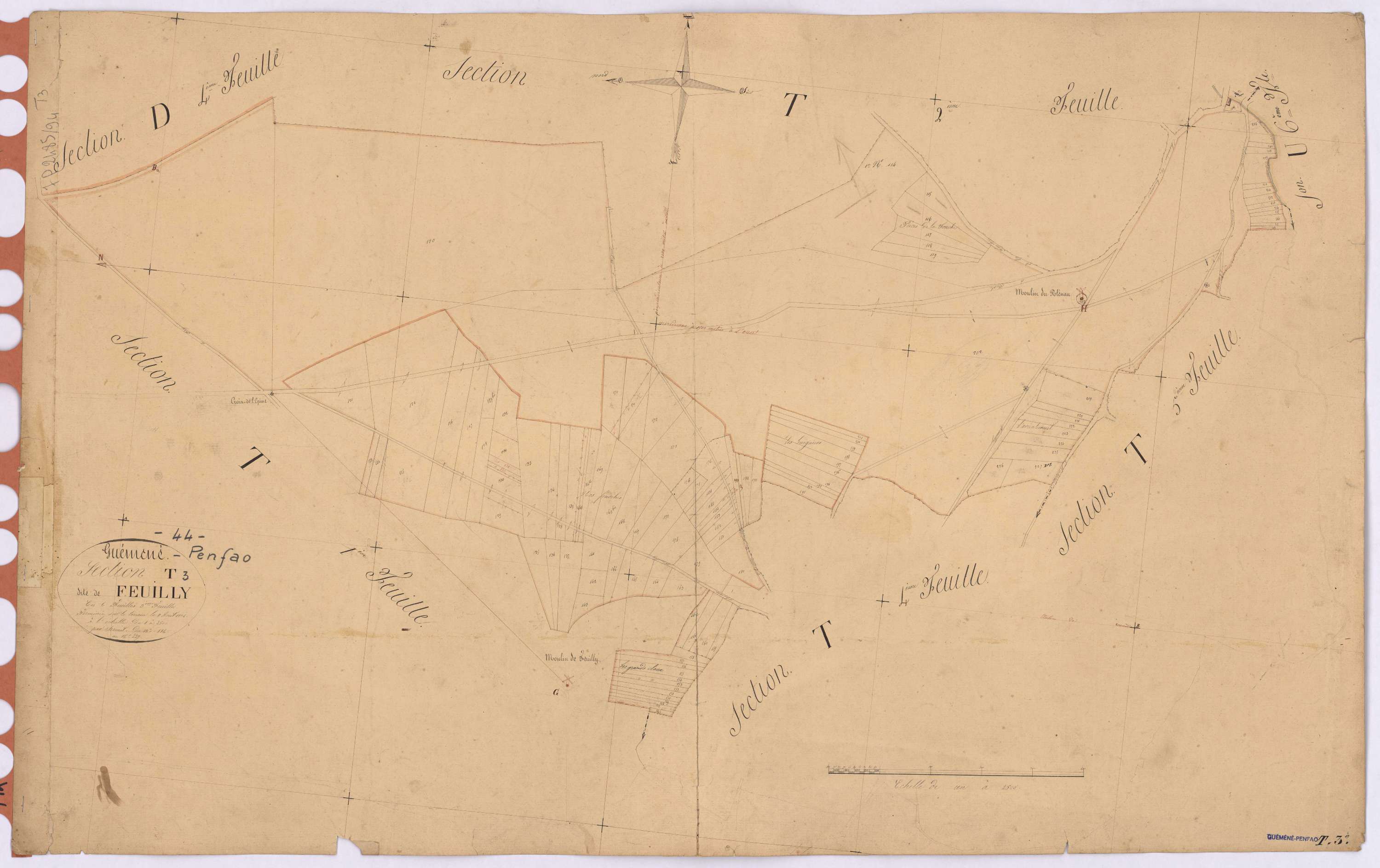 Guémené-Penfao - Section T3 Feuilly (section de) ; 114-227