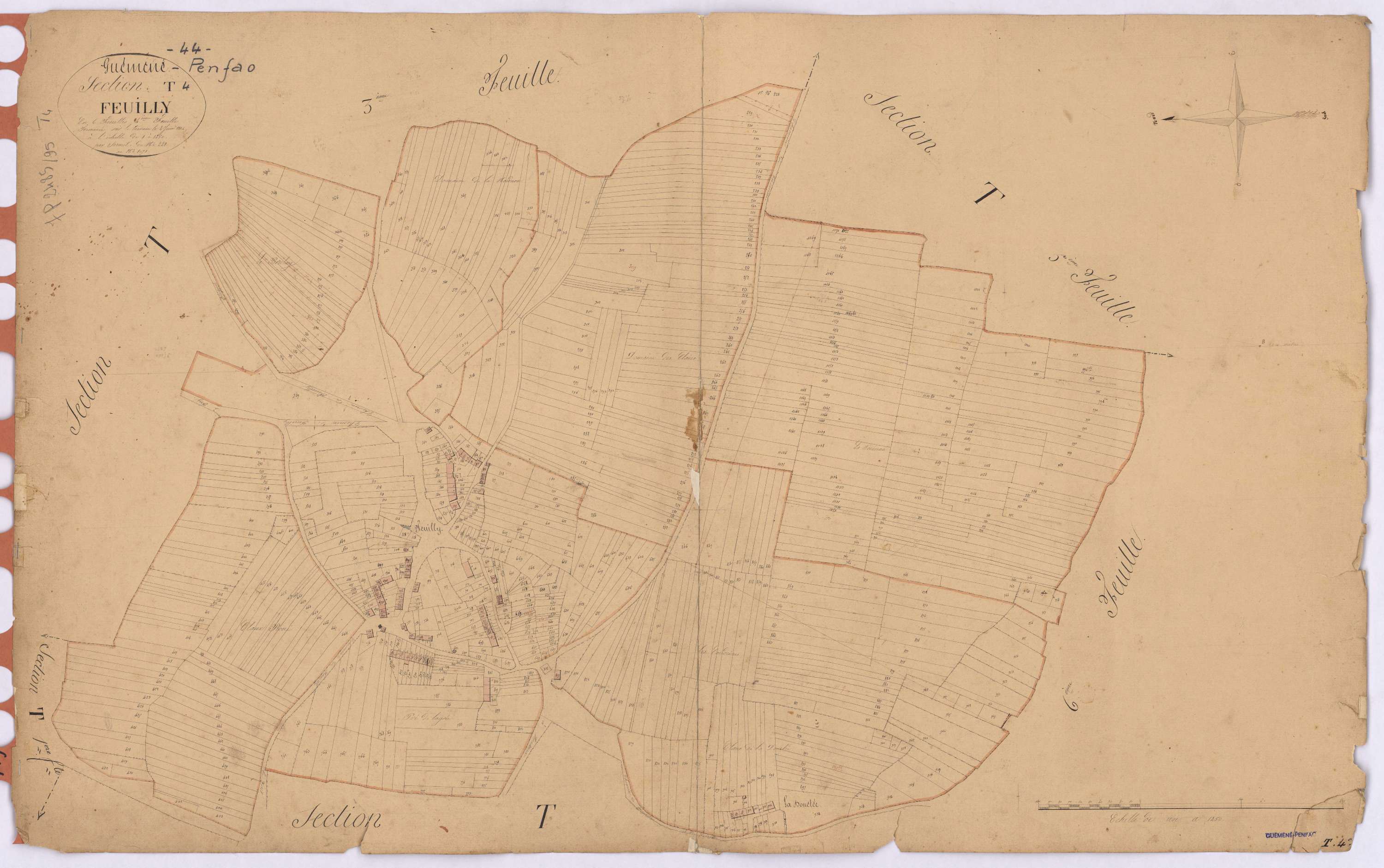 Guémené-Penfao - Section T4 Feuilly (section de) ; 228-1071