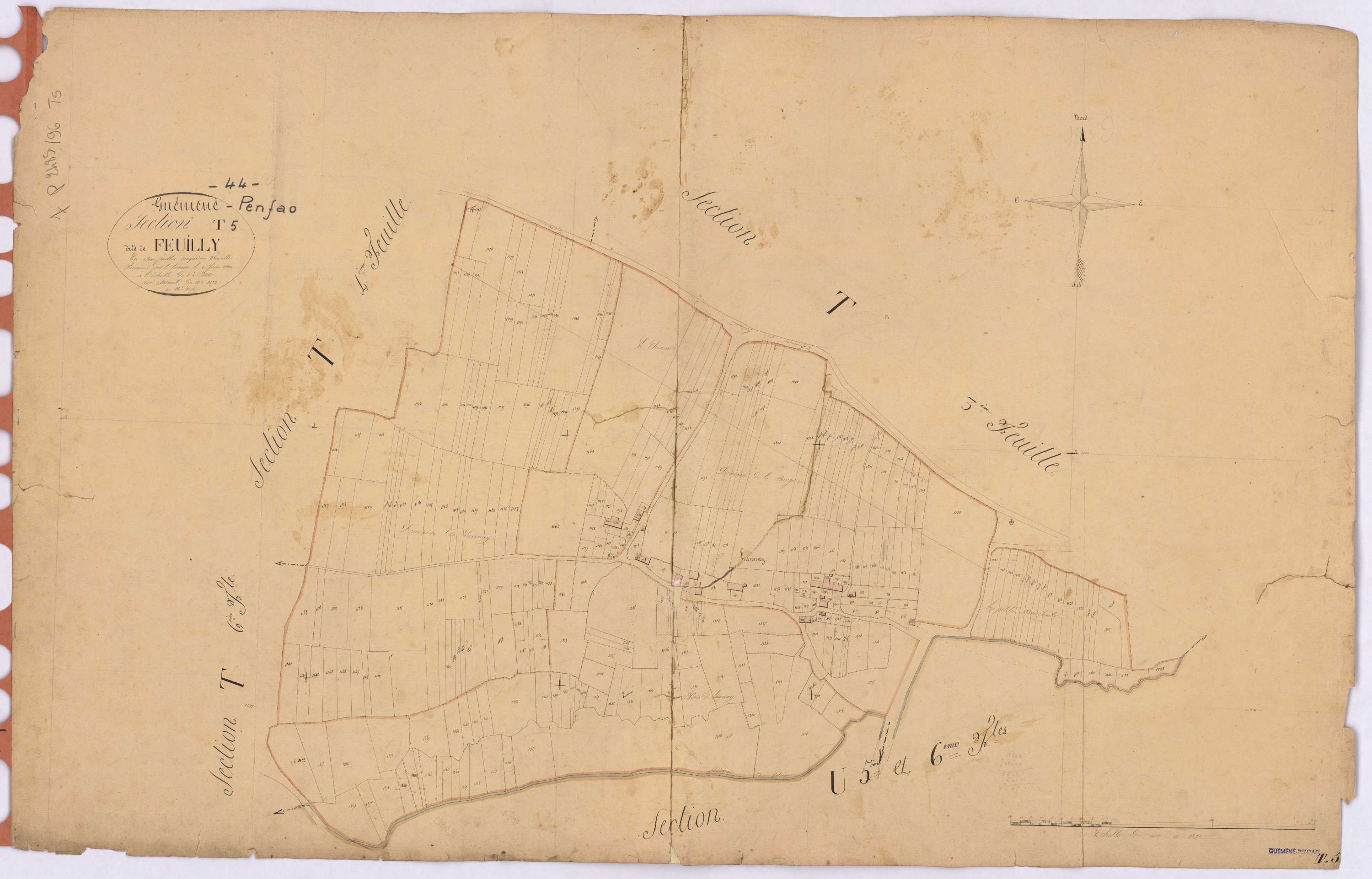 Guémené-Penfao - Section T5 Feuilly (section de) ; 1072-1376