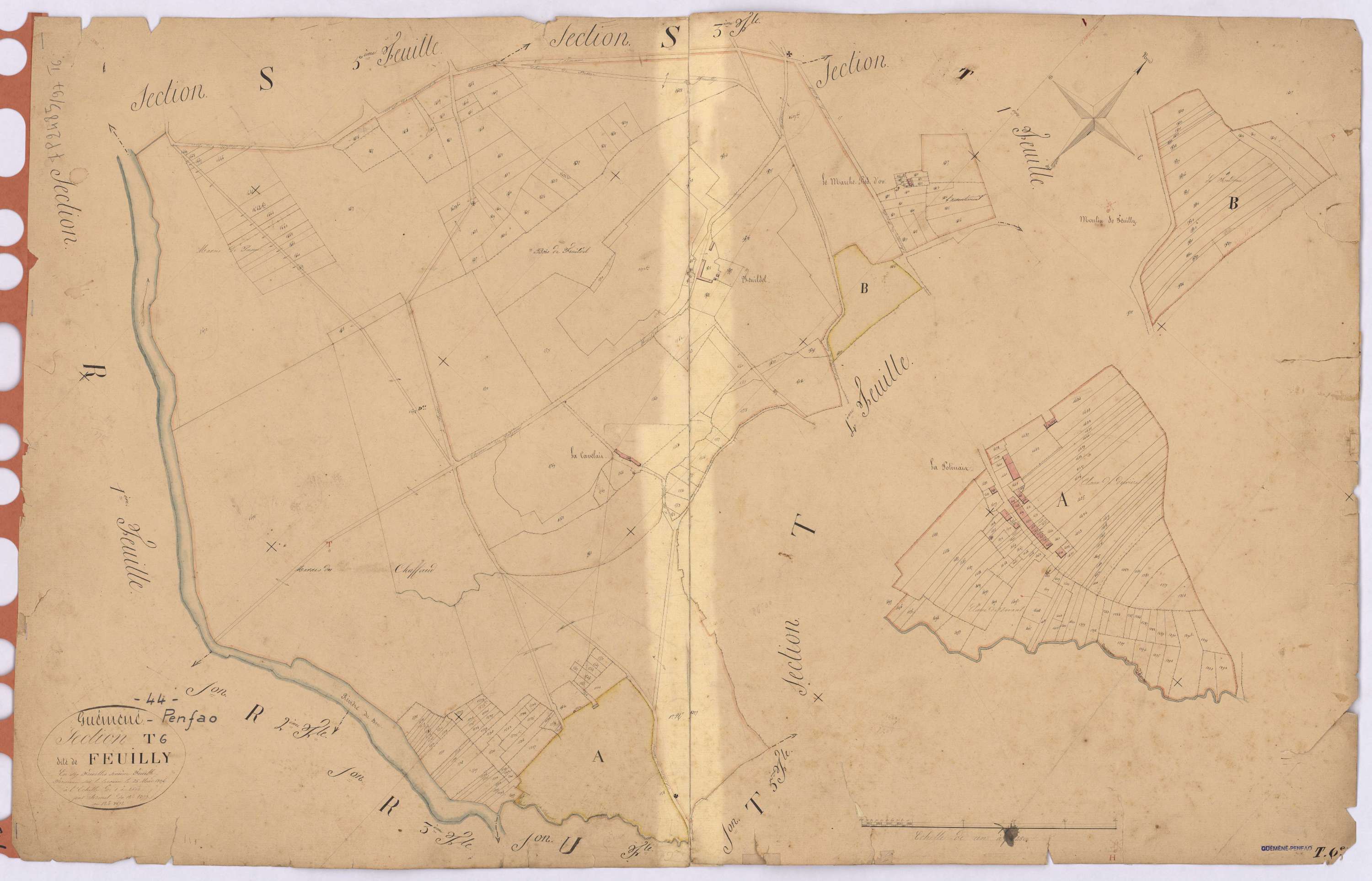Guémené-Penfao - Section T6 Feuilly (section de) ; 1377-1672
