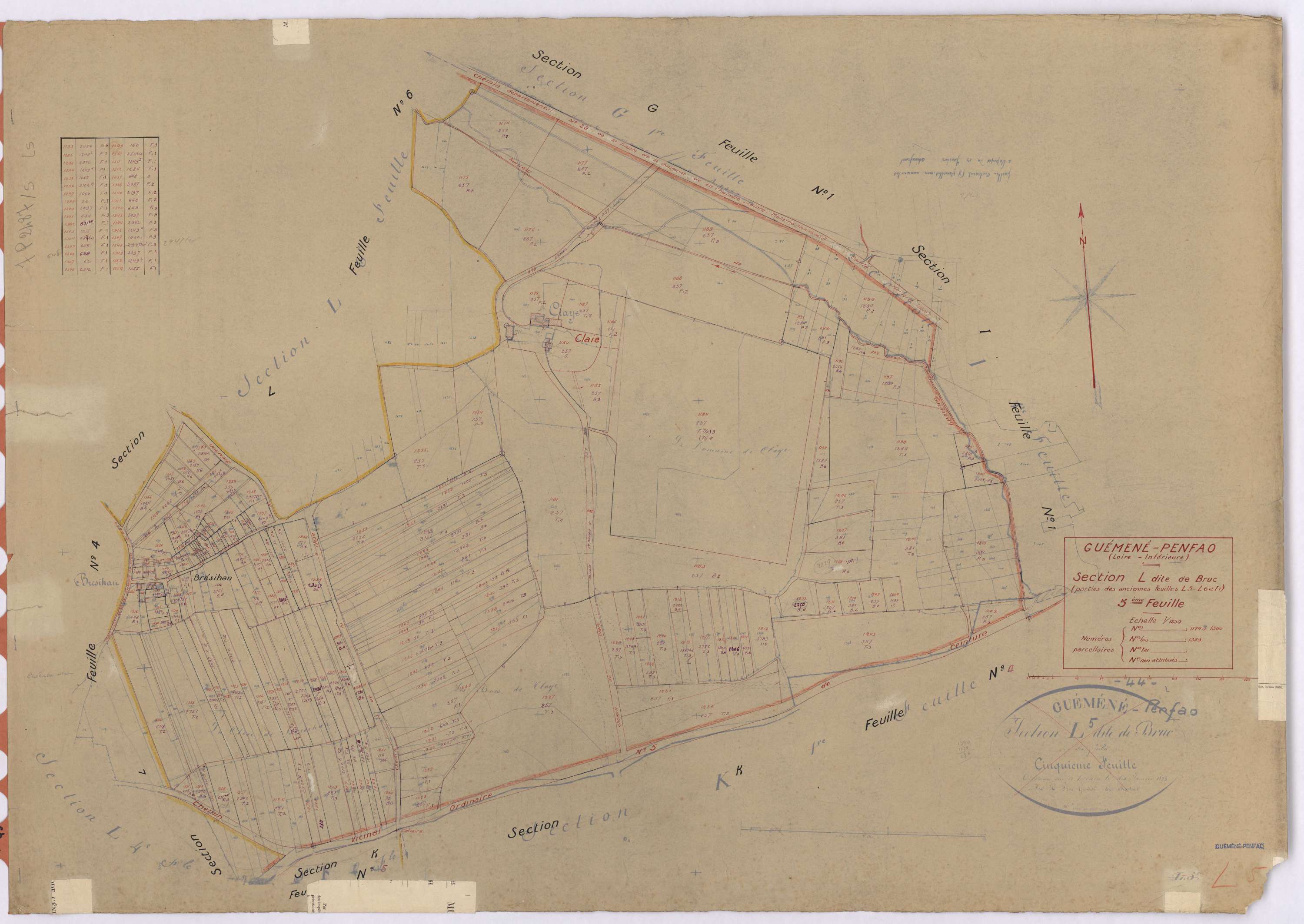 Guémené-Penfao - Section L5 Bruc (section de) ; 1174-1360