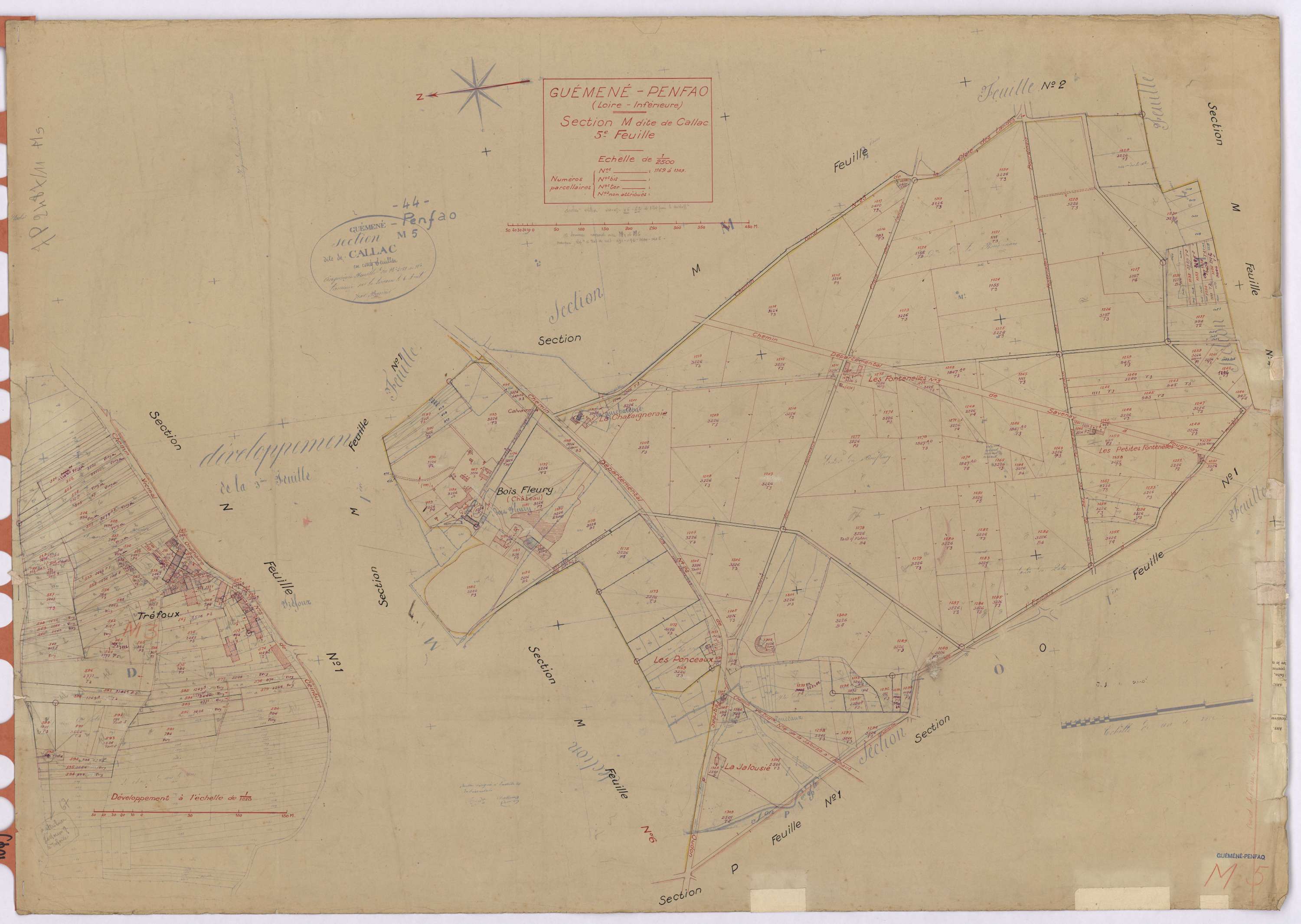 Guémené-Penfao - Section M5 Callac (section de) ; 1169-1309