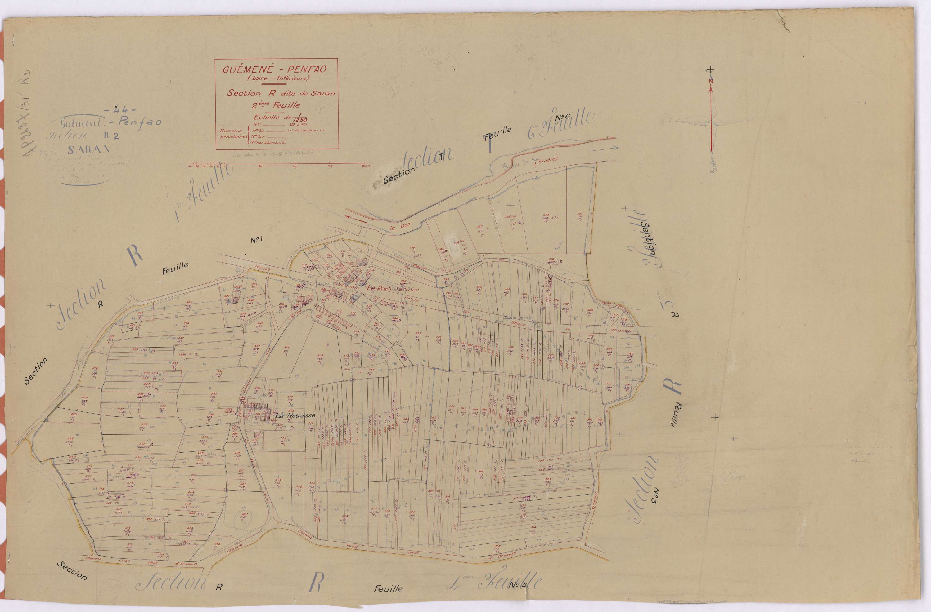 Guémené-Penfao - Section R2 Saran (section de) ; 227-451