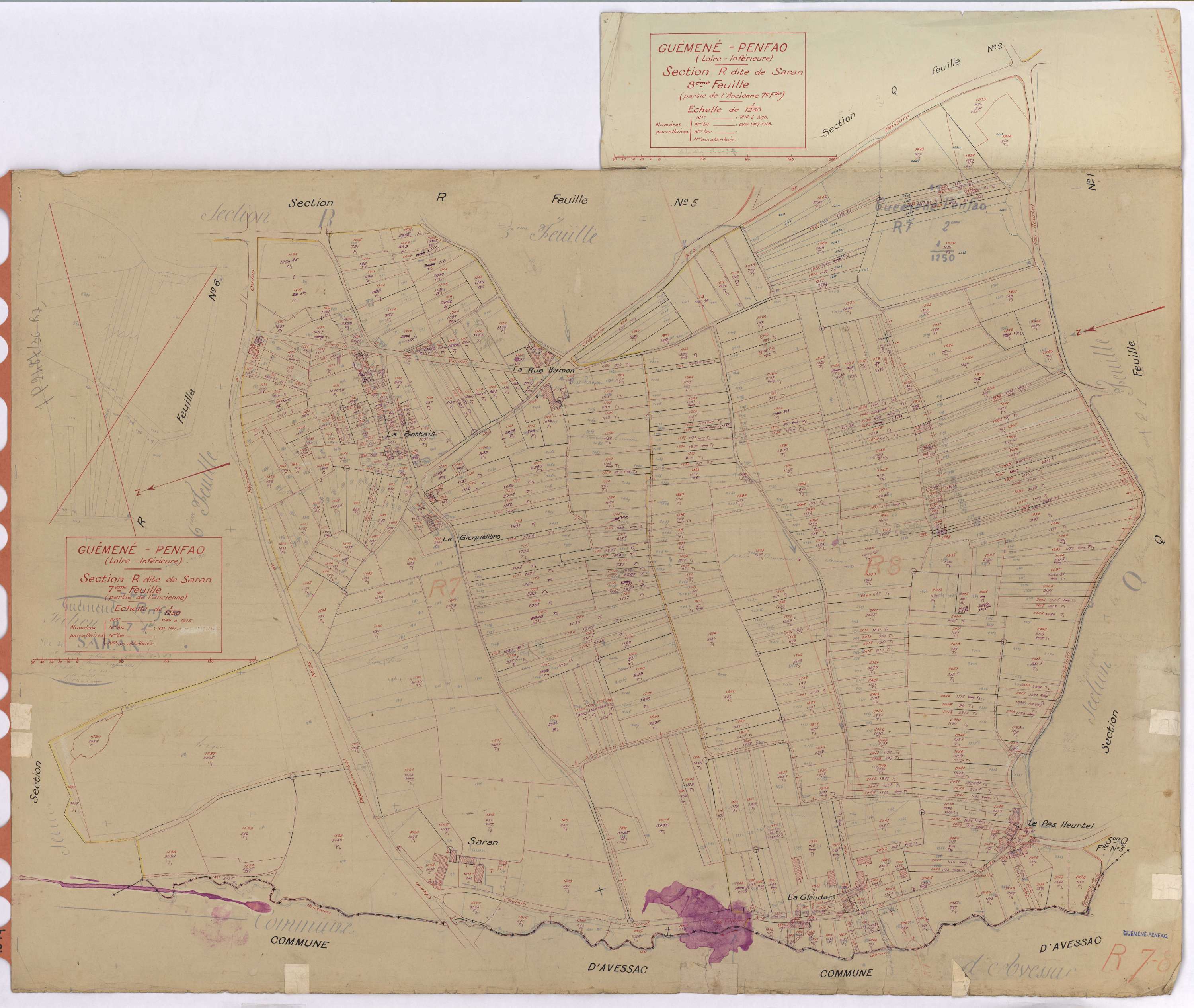 Guémené-Penfao - Section R7 Saran (section de) ; 1585-1815