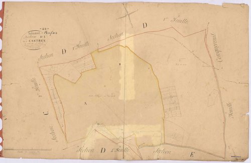Guémené-Penfao - Section D3 Castres (section de) ; 777-1660