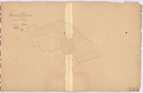 Guémené-Penfao - Section D3 (développement) Castres (section de) ; 777-1660 ; développement de la partie A