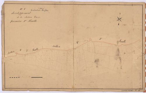 Guémené-Penfao - Section F1 (développement) Juzet (section de) ; 1-221 ; développement des parties C et D