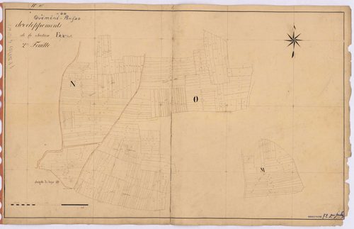 Guémené-Penfao - Section F2 (développement) Juzet (section de) ; 222-1384 ; développement des parties M, N et O