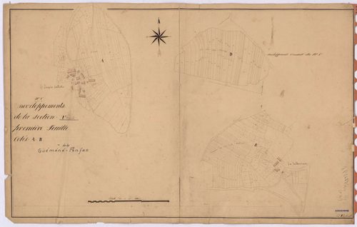 Guémené-Penfao - Section U5 (développement) Bourg (section du) ; 2204-3161 ; développement de la partie D