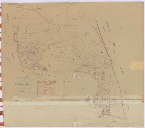 Guémené-Penfao - Section B2 Beix (section de) ; 604-760