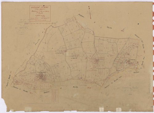 Guémené-Penfao - Section U1 Bourg (section du) ; 1-322