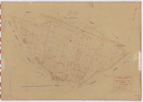 Guémené-Penfao - Section U6 Bourg (section du) ; 1510-1705
