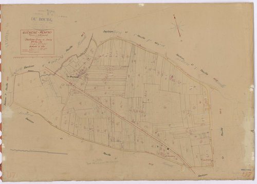 Guémené-Penfao - Section U7 Bourg (section du) ; 1706-1848