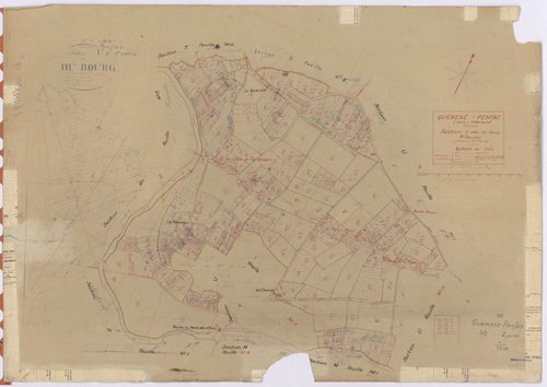 Guémené-Penfao - Section U8 Bourg (section du) ; 1849-2212